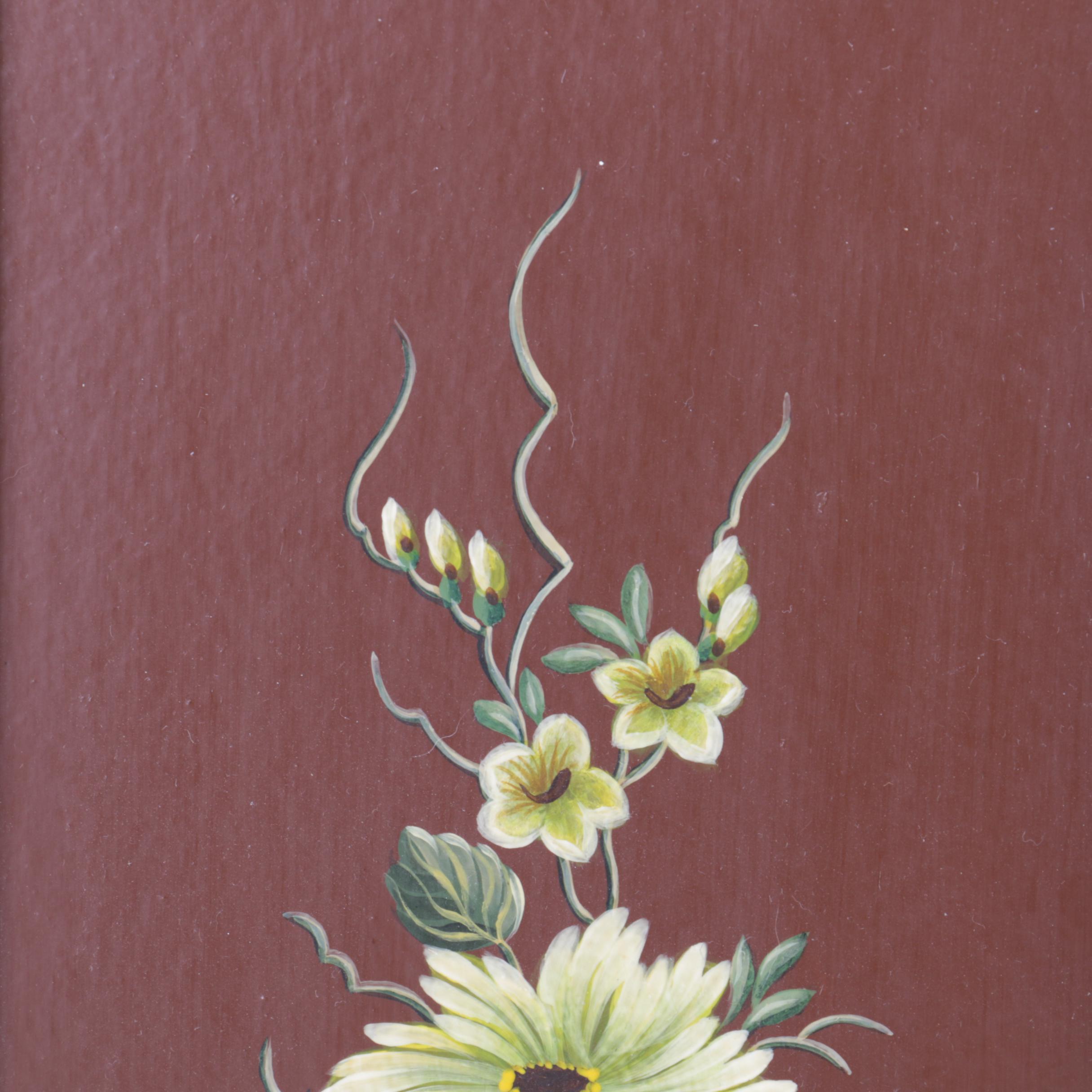 R. Bogni Oil Paintings of Flowers