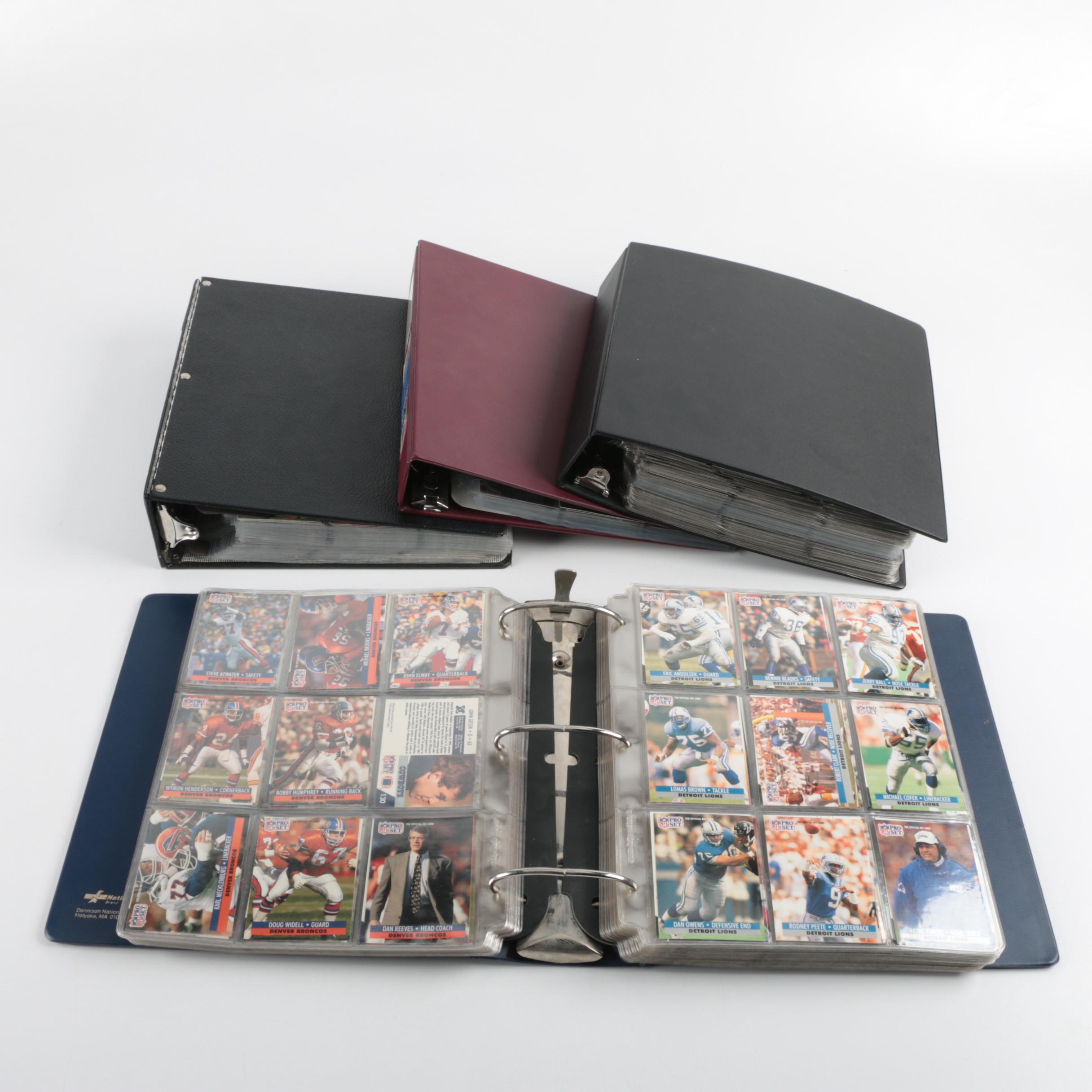 Modern Football Cards in Binders