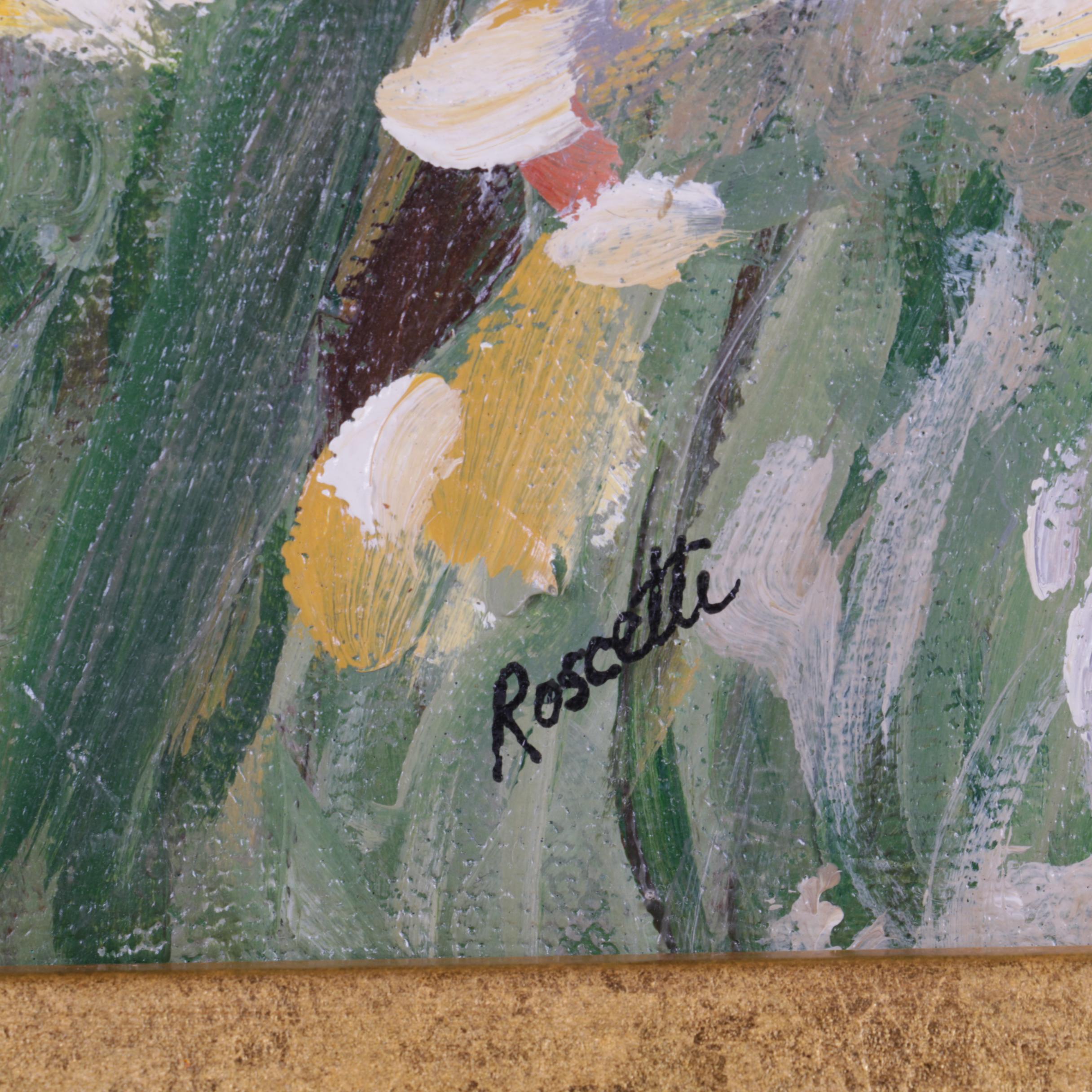 Linda Roscetti Painting of a Field of Sunflowers "Girasoli"