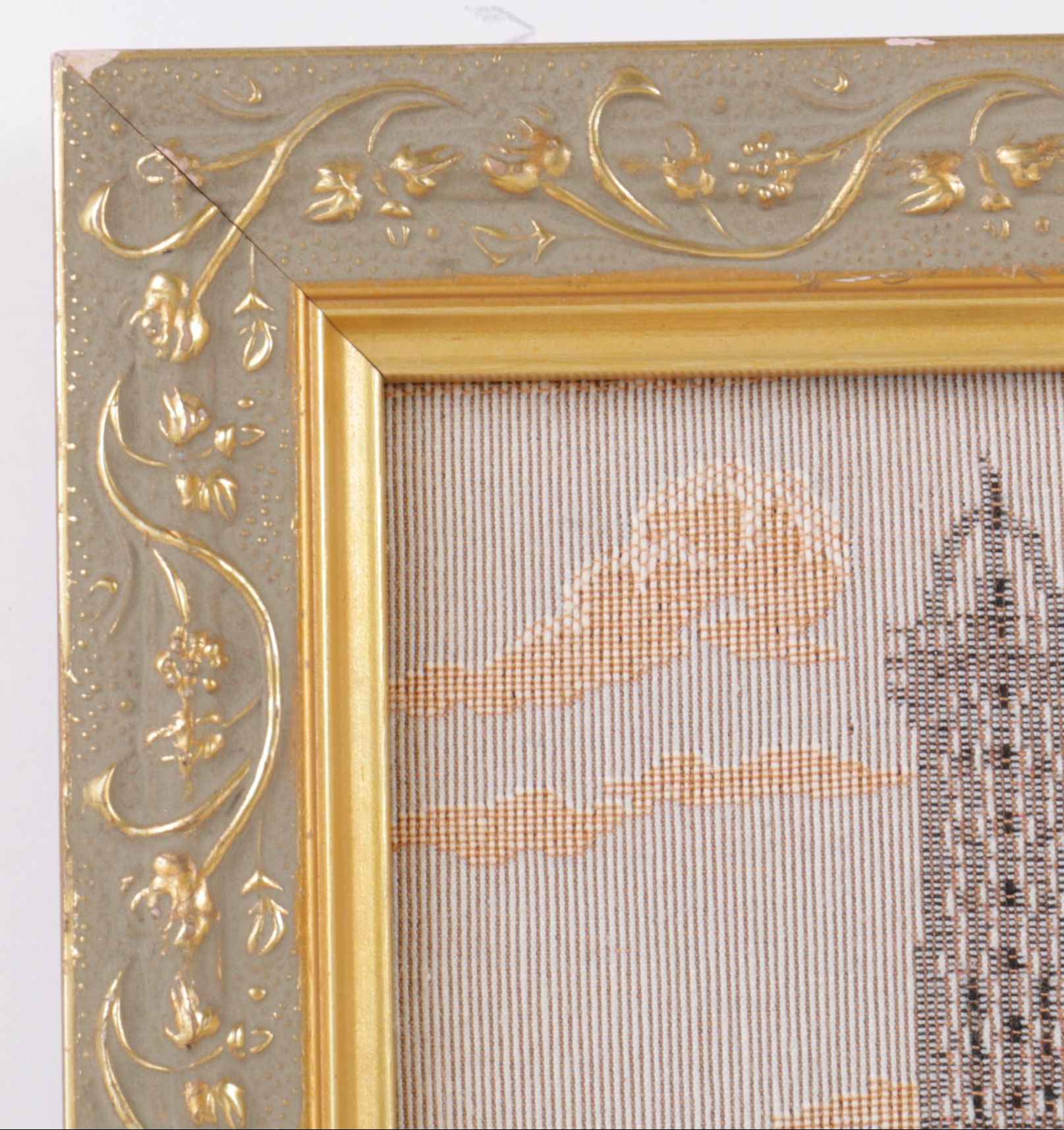 Cross Stitch Textile Depicting Paris by Anonymous