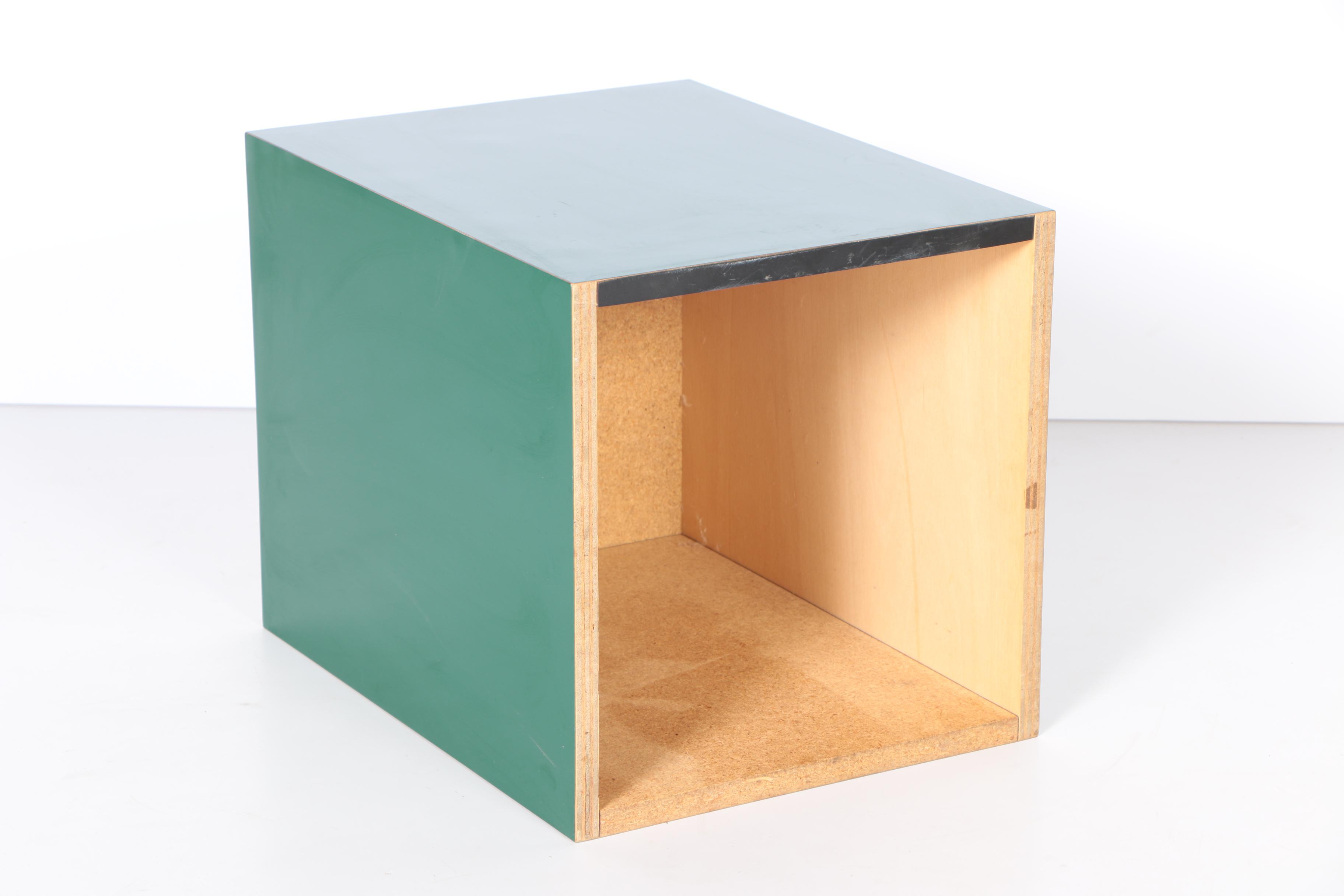 Green Modern Style Laminate Accent Table