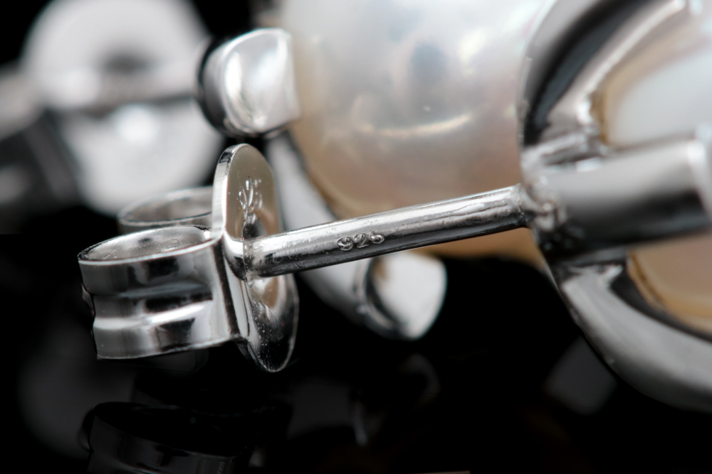 Bastian Sterling Silver and Pearl Stud Earrings