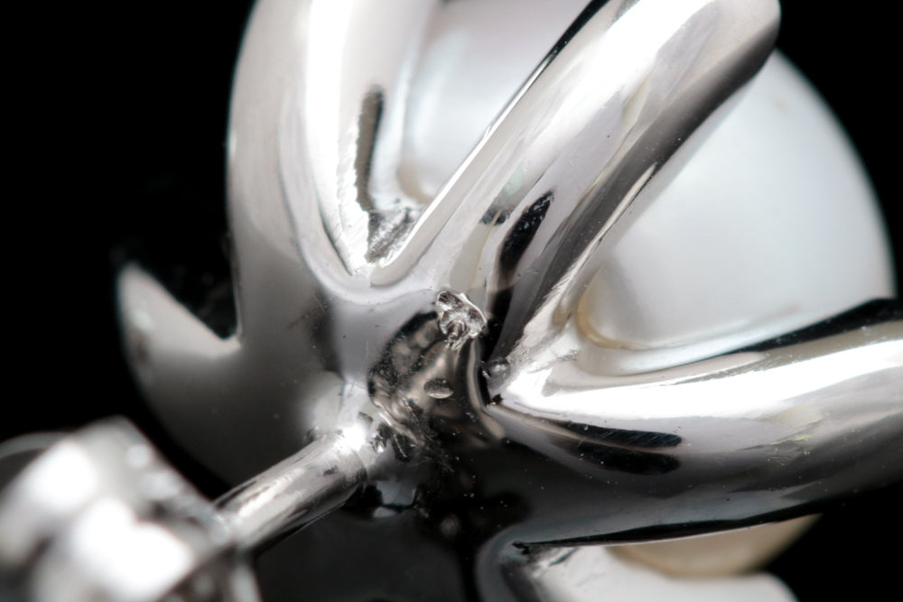 Bastian Sterling Silver and Pearl Stud Earrings