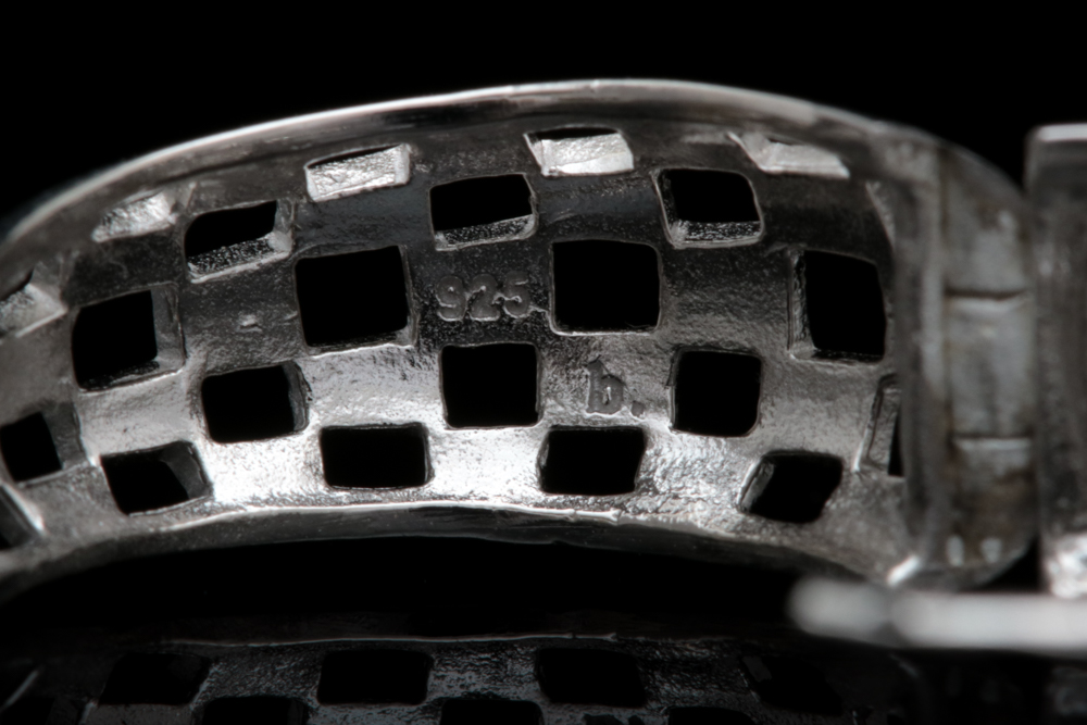 Bastian Sterling Silver Mesh Hoop Earrings