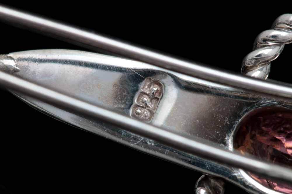 PRIORITY-Sterling Silver, Opal Doublet and Pink Tourmaline Drop Earrings