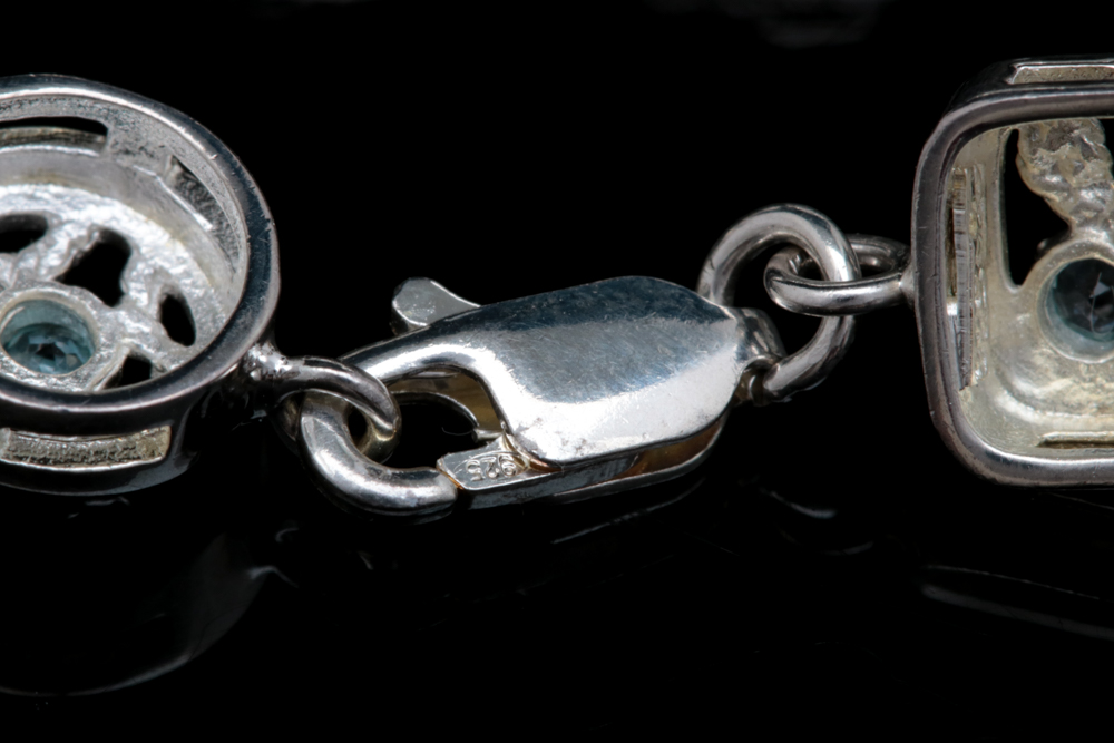 Sterling Silver and Blue Topaz Bracelet