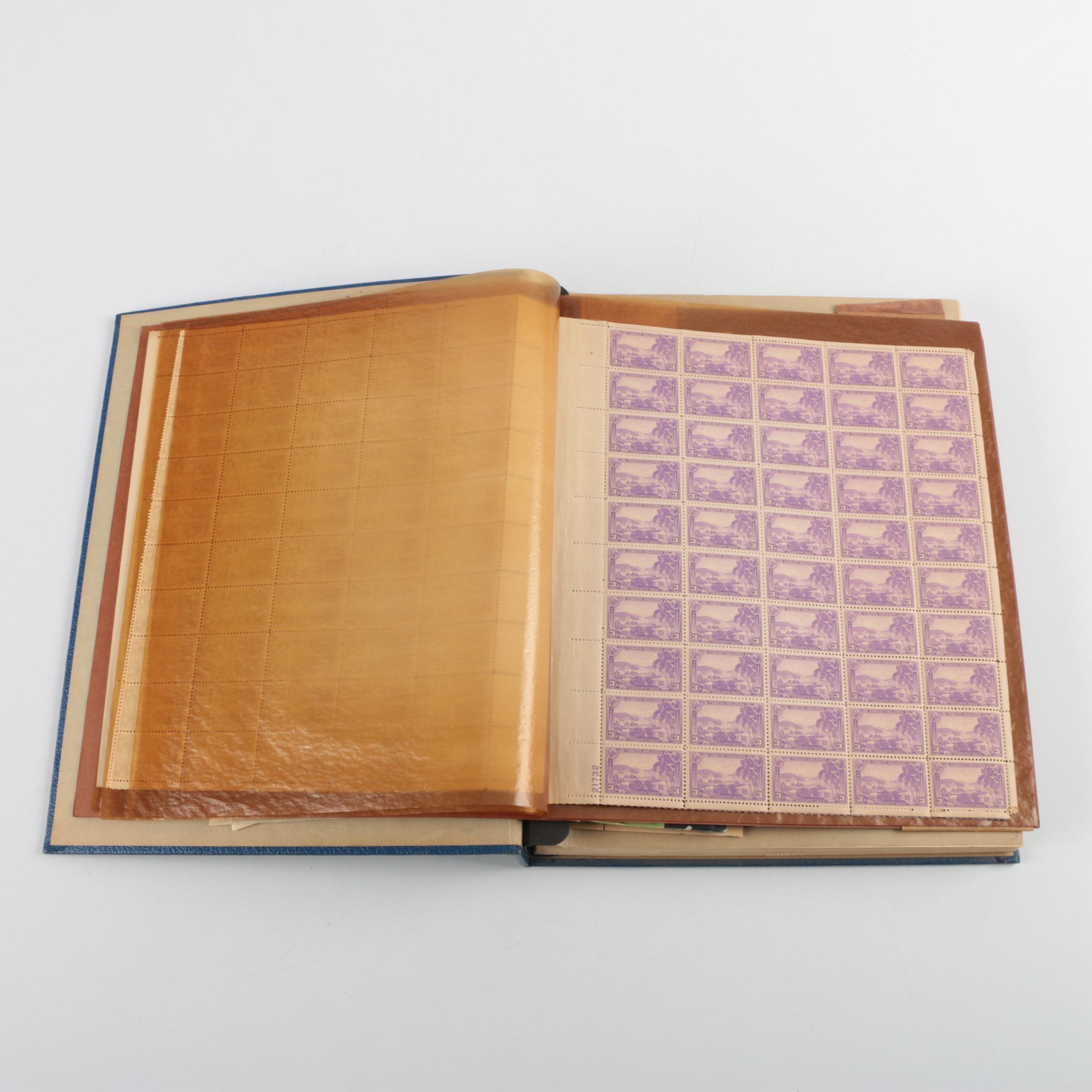 Vintage United States and Foreign Stamp Collection Including First Day Covers