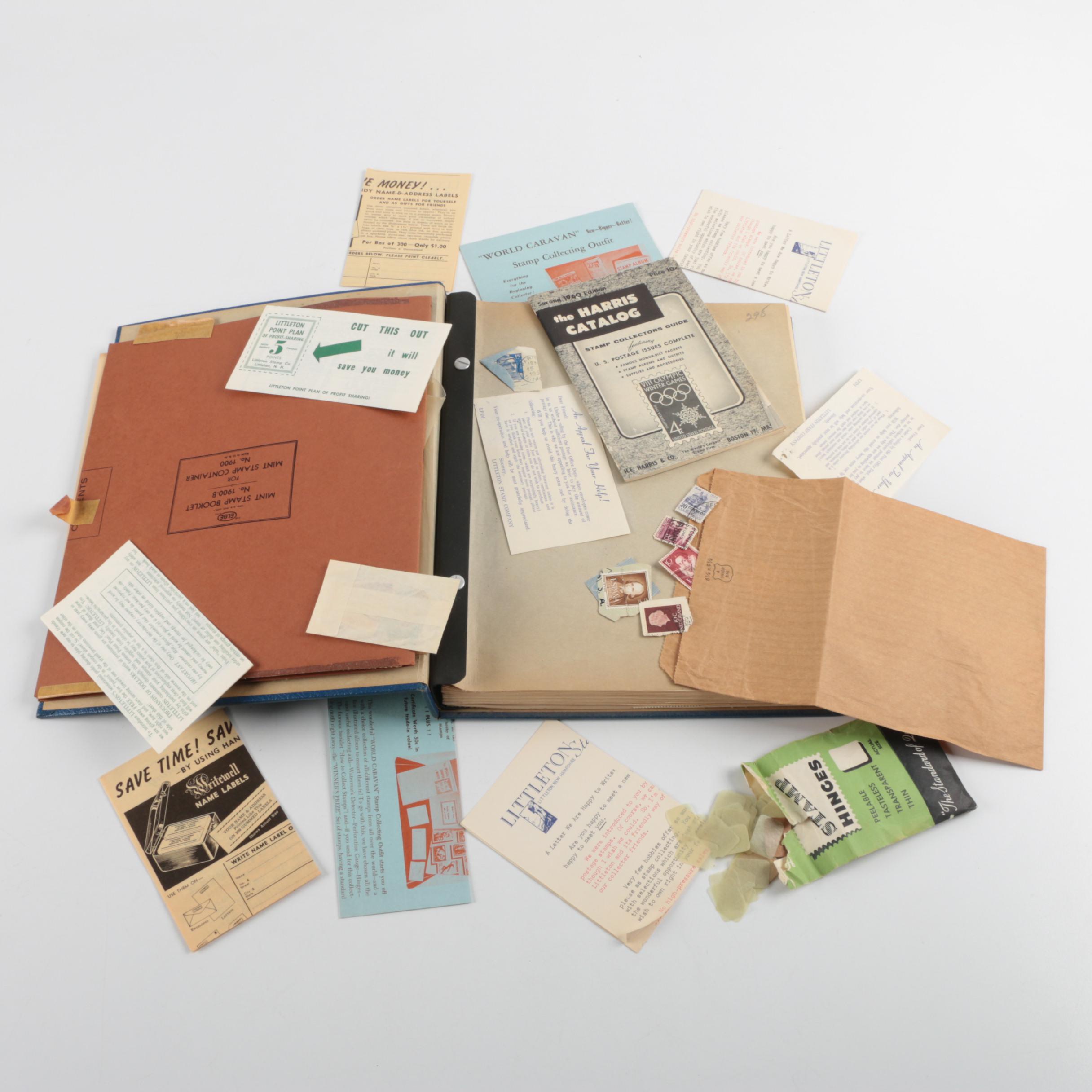 Vintage United States and Foreign Stamp Collection Including First Day Covers