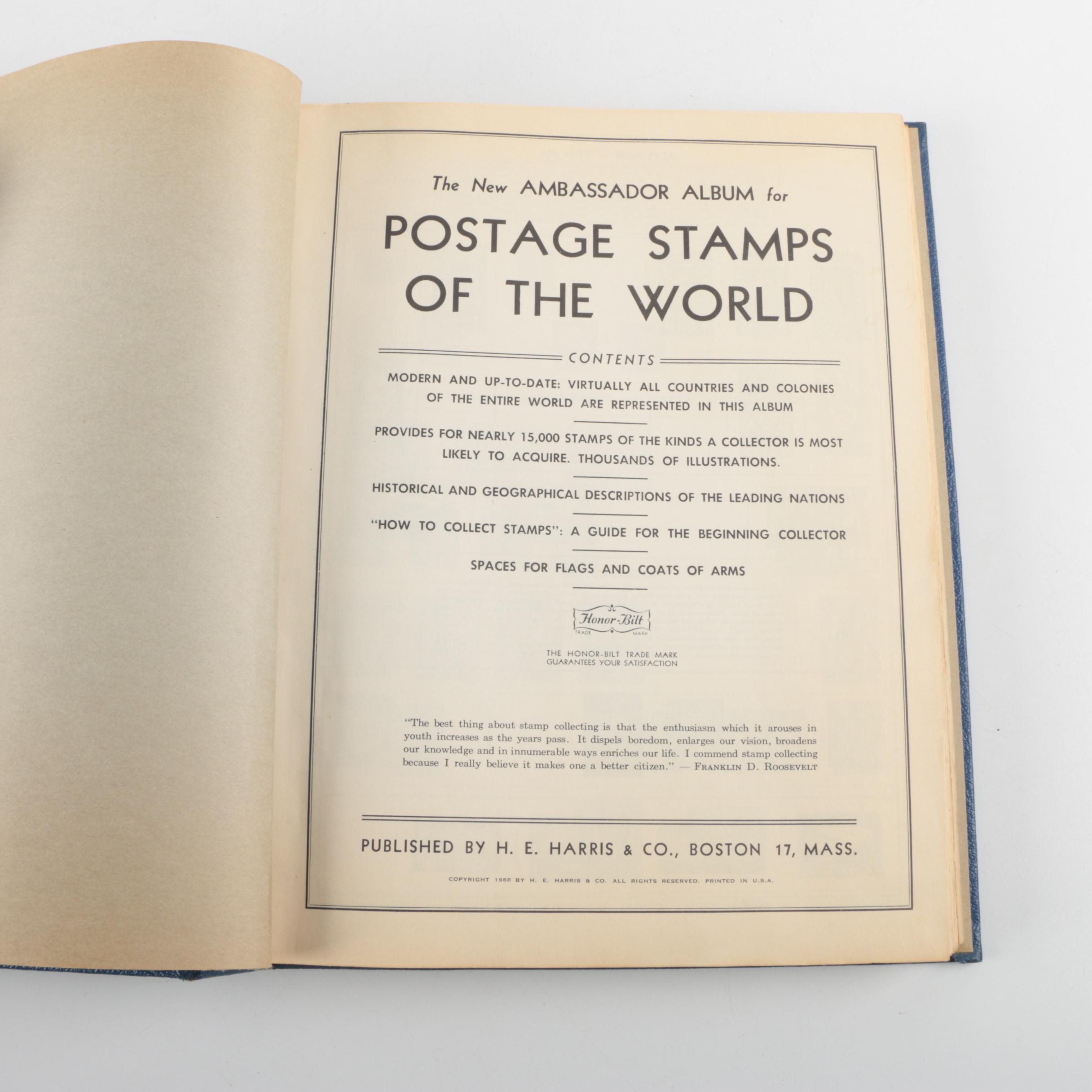 Vintage United States and Foreign Stamp Collection Including First Day Covers