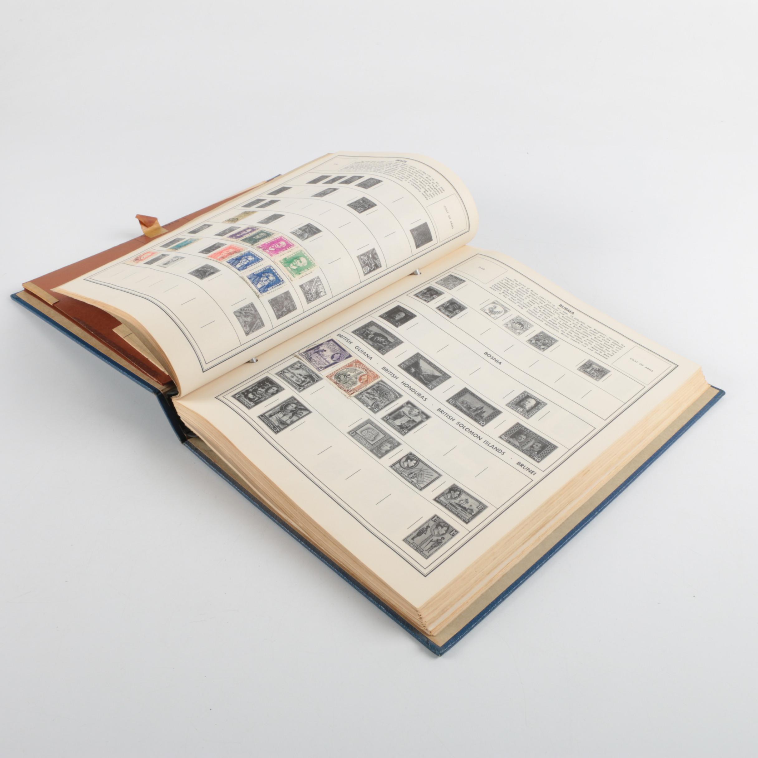 Vintage United States and Foreign Stamp Collection Including First Day Covers