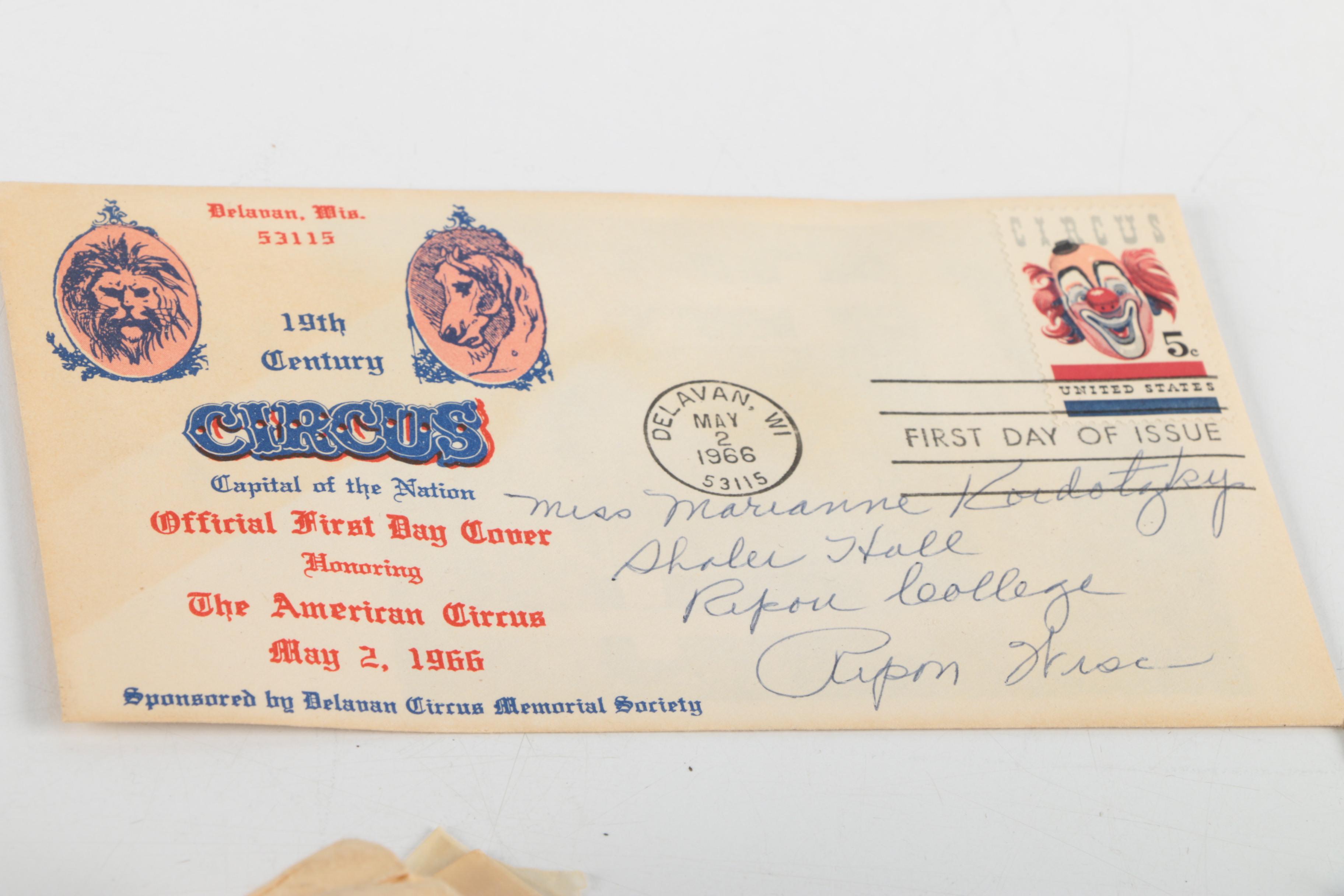 Vintage United States and Foreign Stamp Collection Including First Day Covers