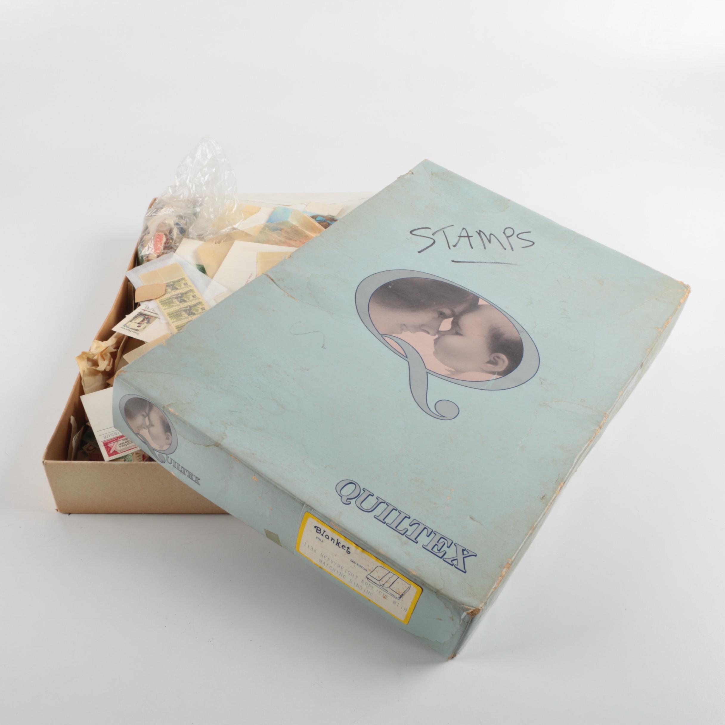 Vintage United States and Foreign Stamp Collection Including First Day Covers