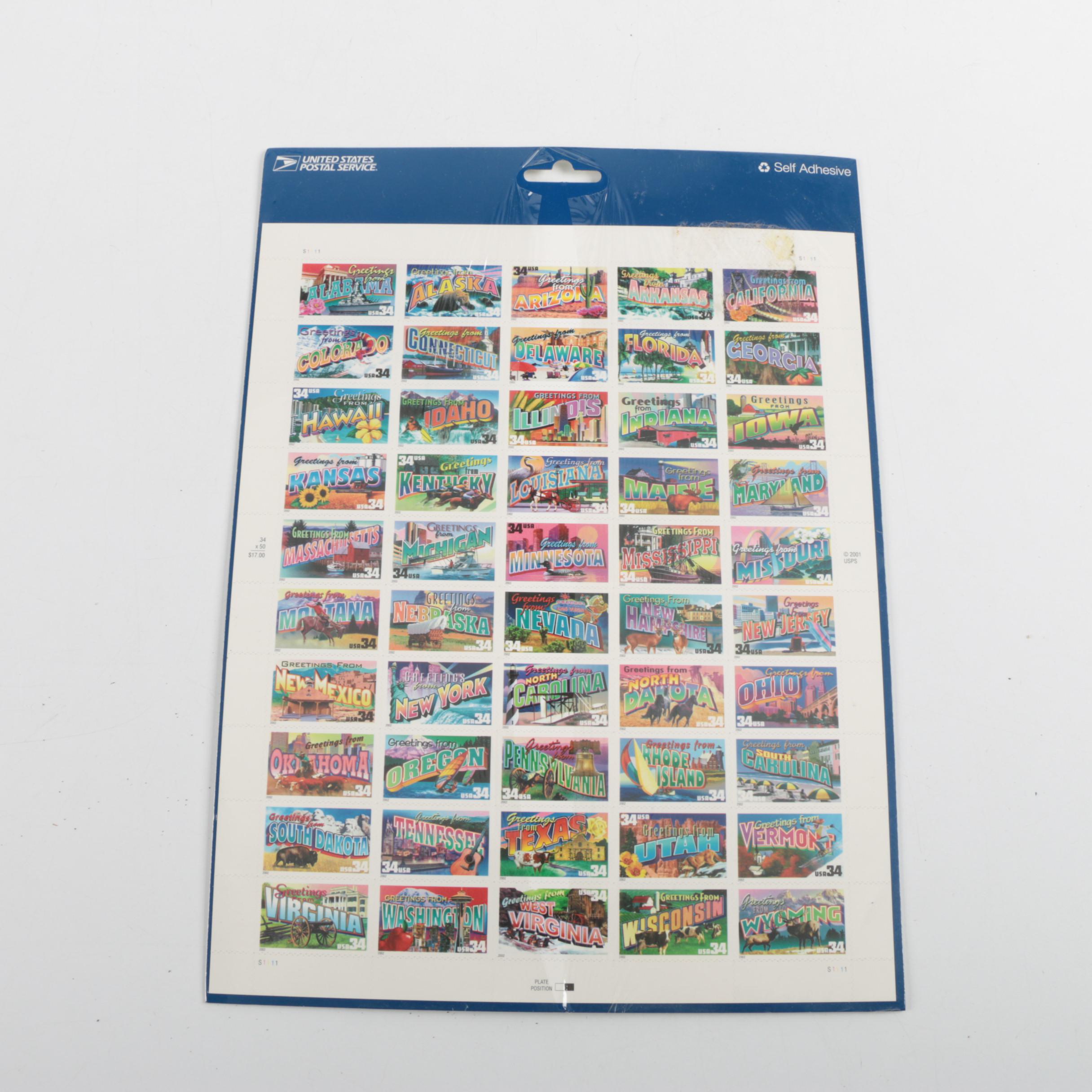 Vintage United States and Foreign Stamp Collection Including First Day Covers