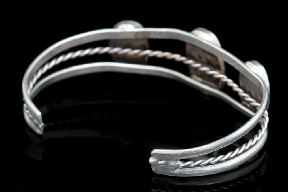 Mexico Sterling Silver and Lapis Lazuli Bracelet