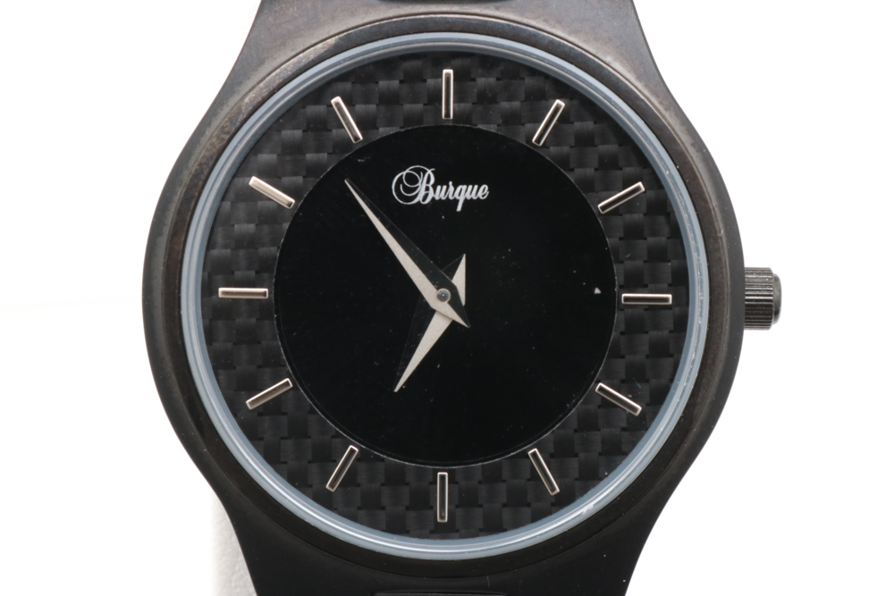 Burque Black Stainless Steel Watch