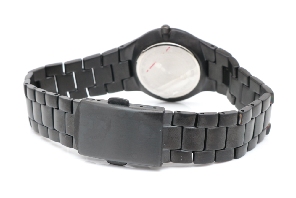 Burque Black Stainless Steel Watch