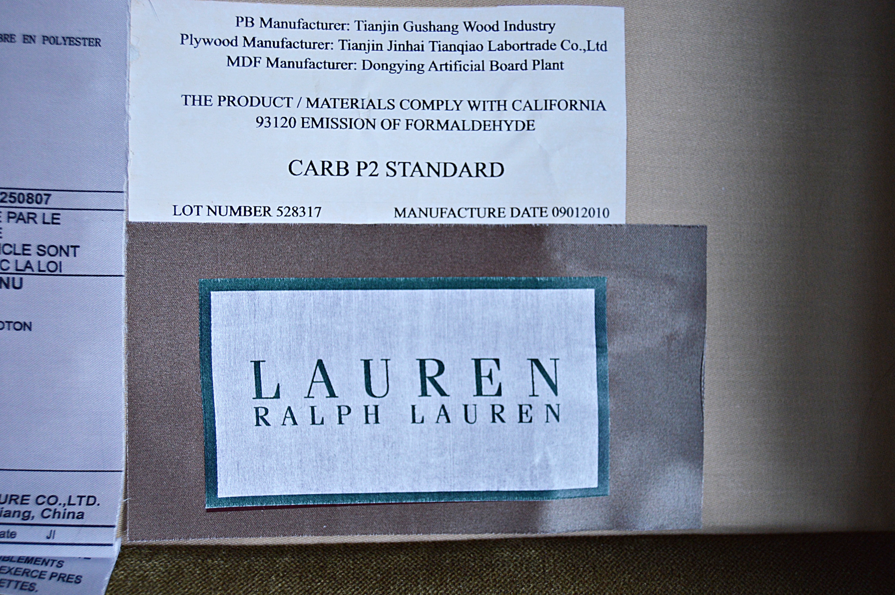 Ralph Lauren Olive Velvet Tufted Back Sofa