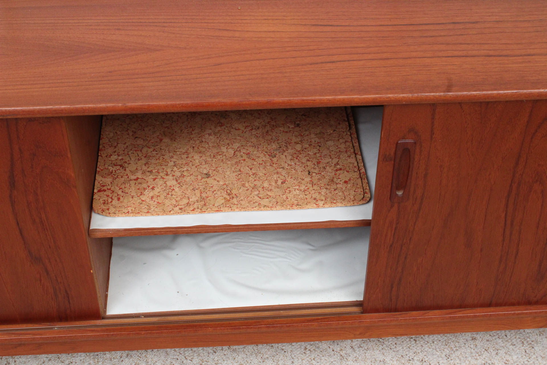 Vintage Danish Modern Teak Credenza