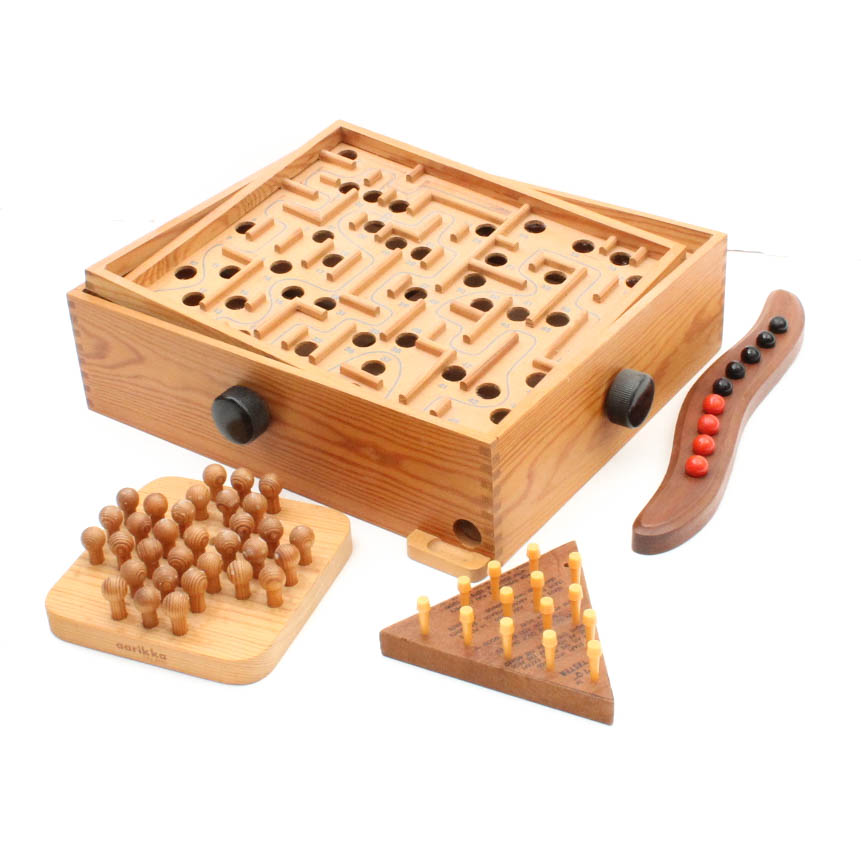 Vintage Wood Game Collection
