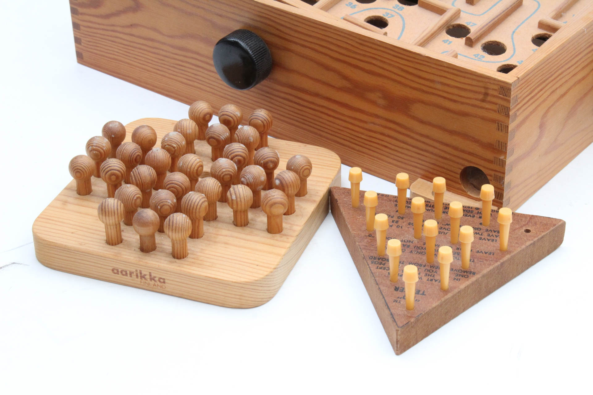Vintage Wood Game Collection