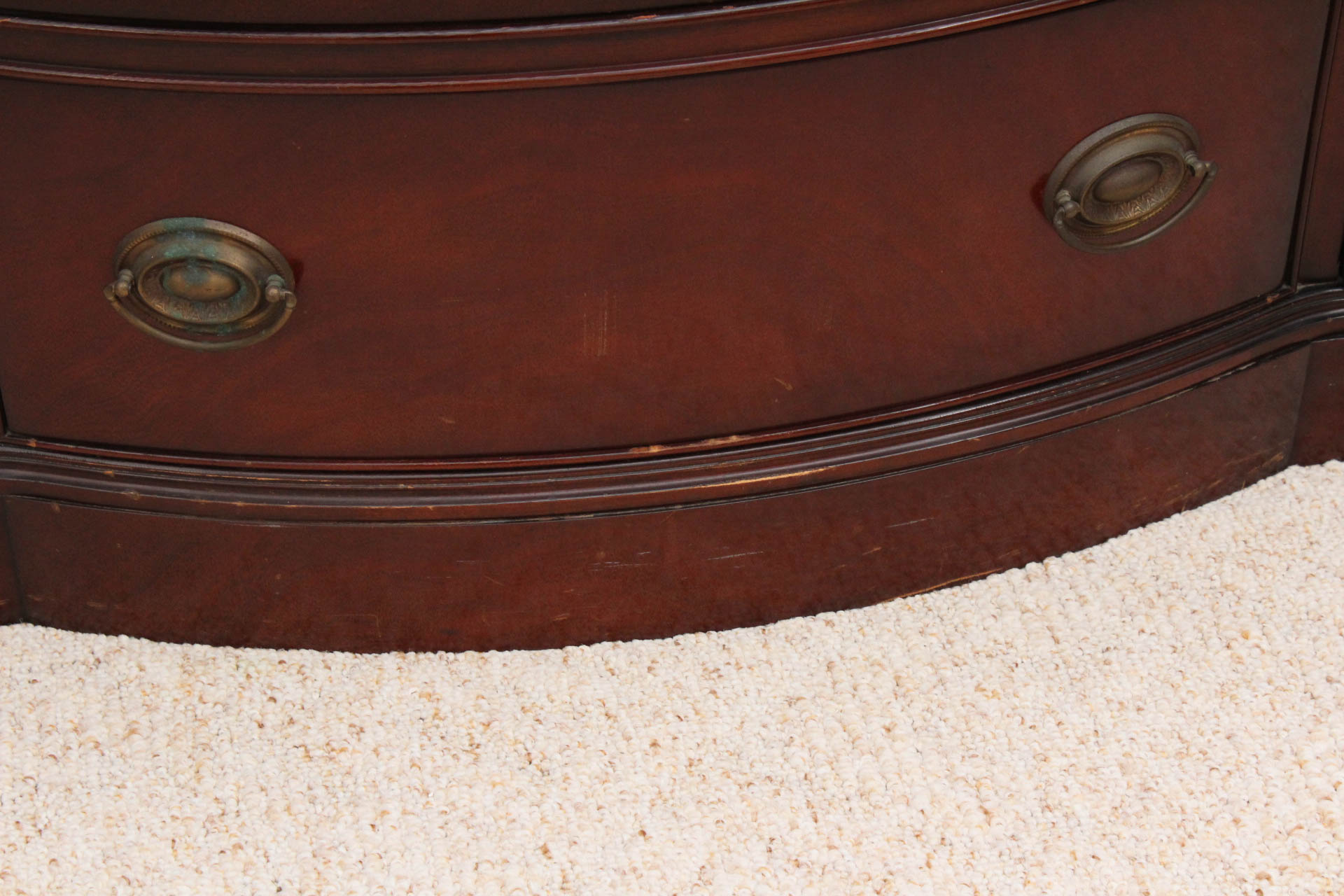 Vintage Mahogany China Cabinet by Drexel