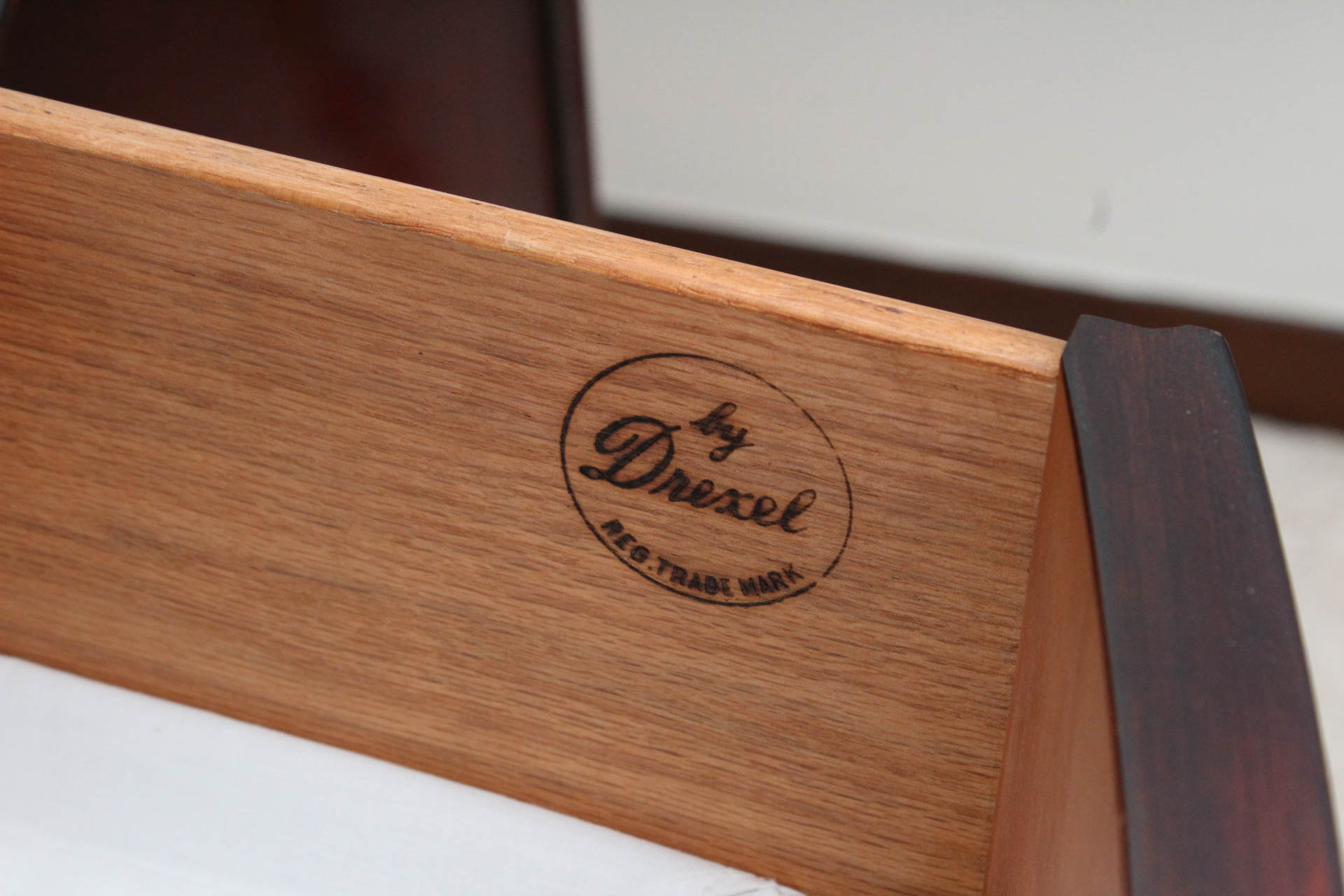 Vintage Mahogany China Cabinet by Drexel