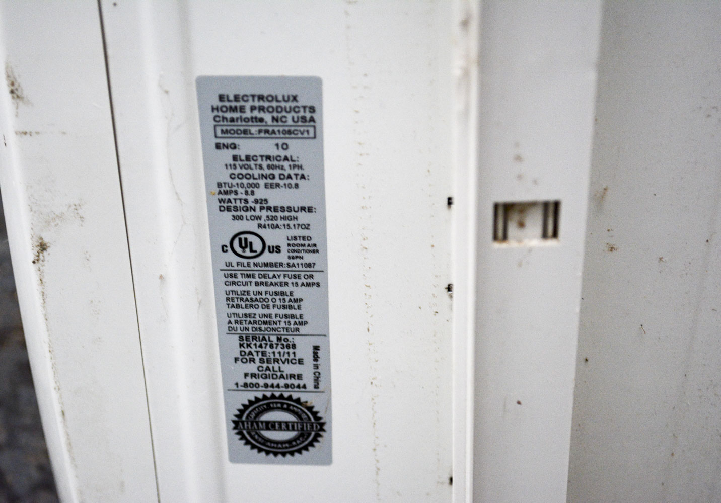 Frigidaire, LG and GoldStar Room Air Conditoners