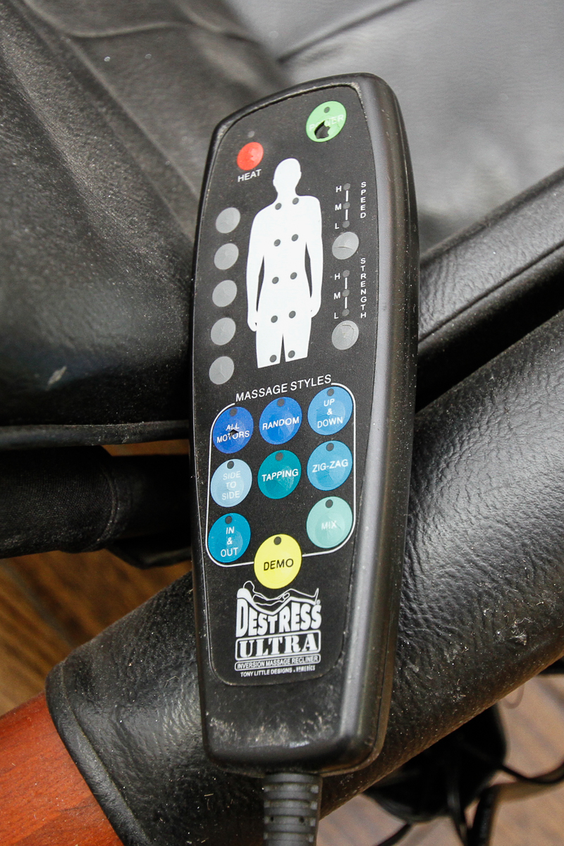 "Destress Ultra" Inversion Massage Recliner by Tony Little Designs