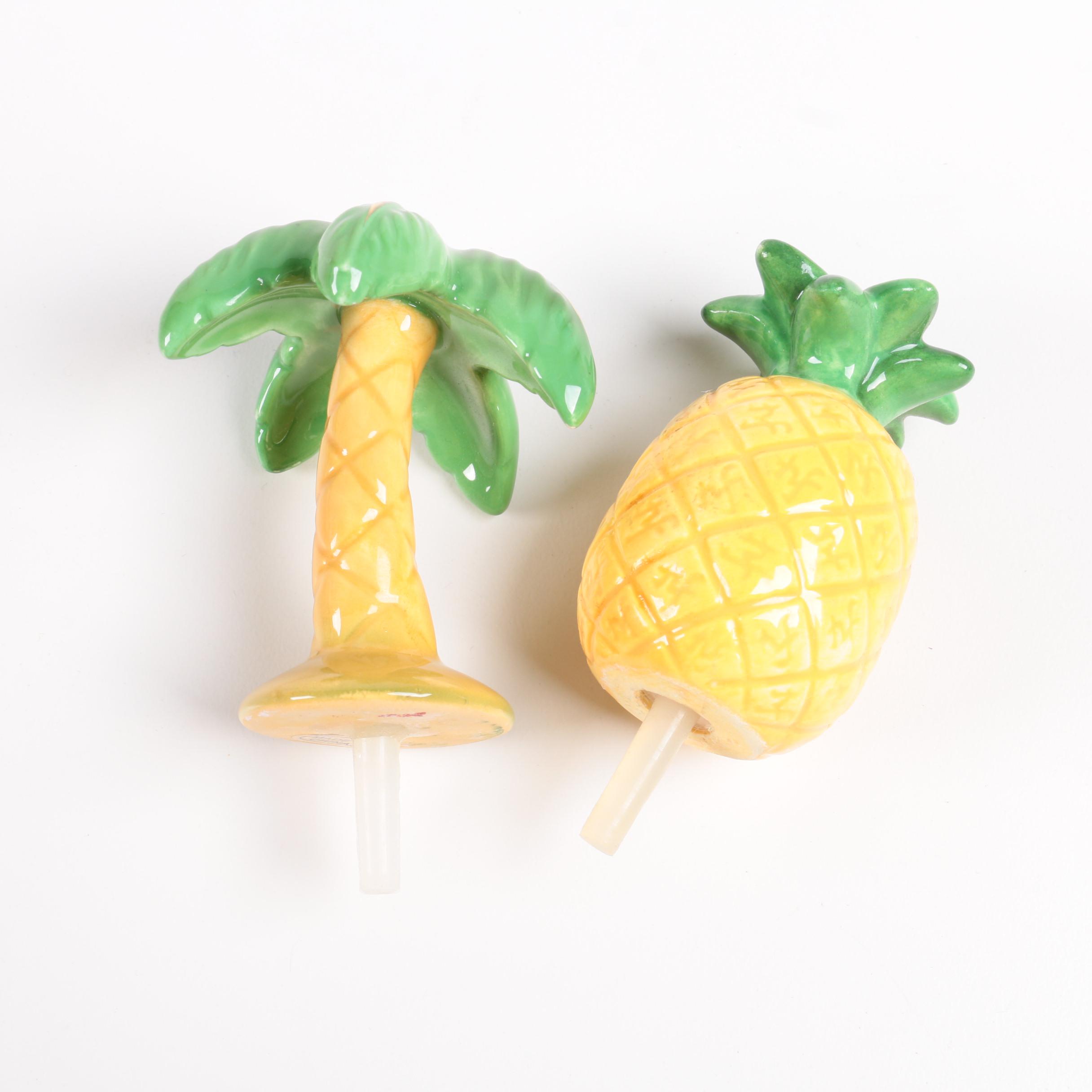 Nora Fleming Plate with Serving Dish, and Topper Figures