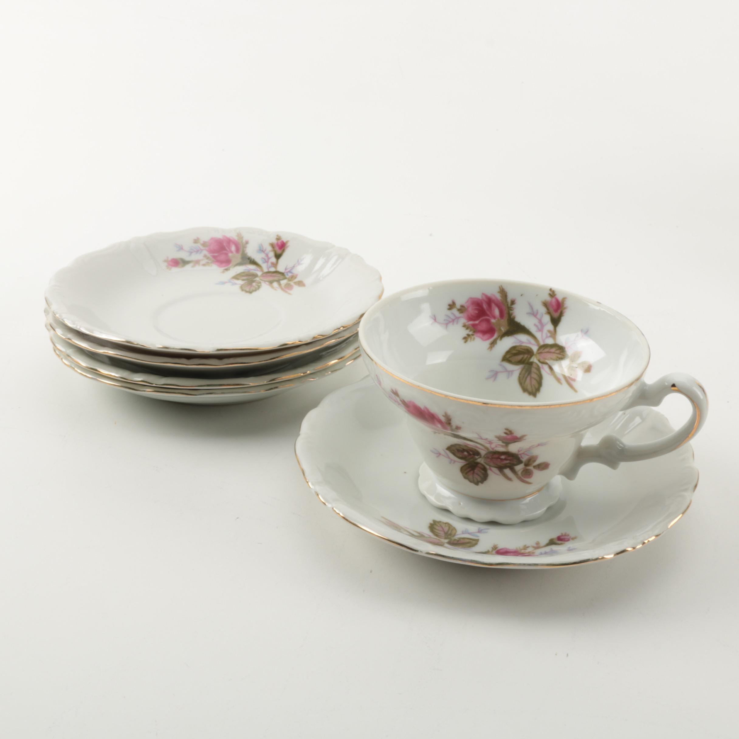 Vintage Norleans "Old Rose" China Tableware