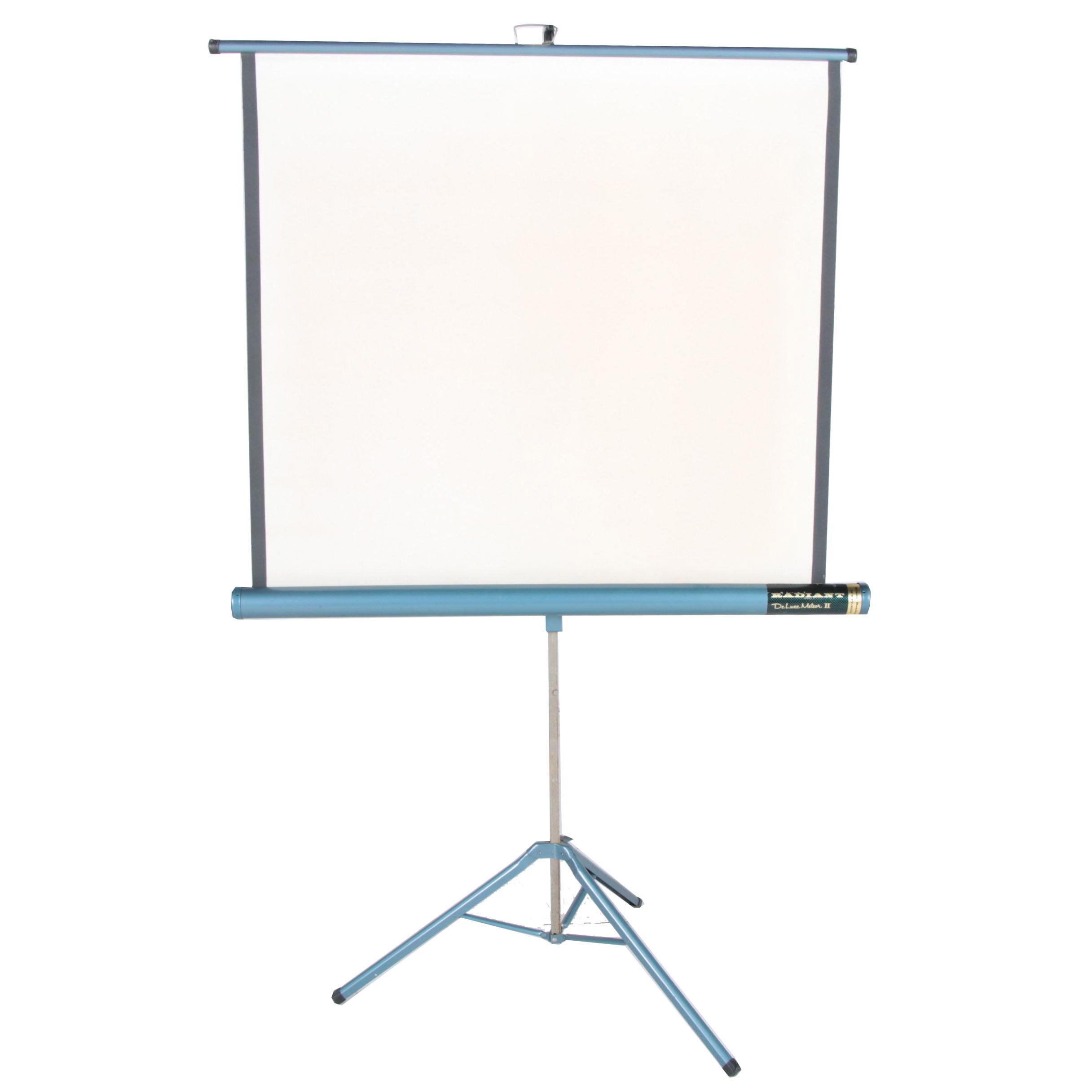 Vintage Portable Radiant DeLuxe Meteor II Projector Screen
