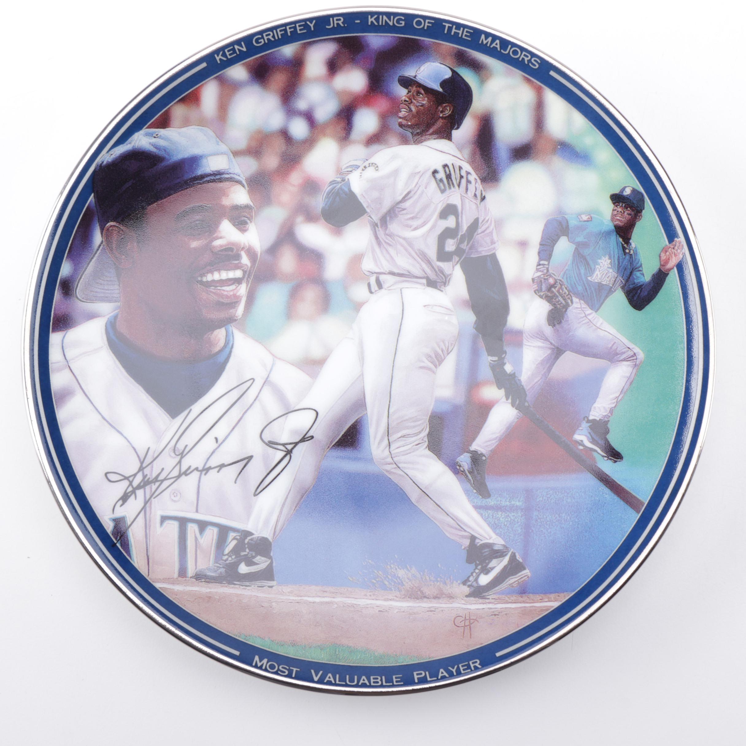 Bradford Exchange Mark McGwire and Ken Griffey Jr. Collector's Plates