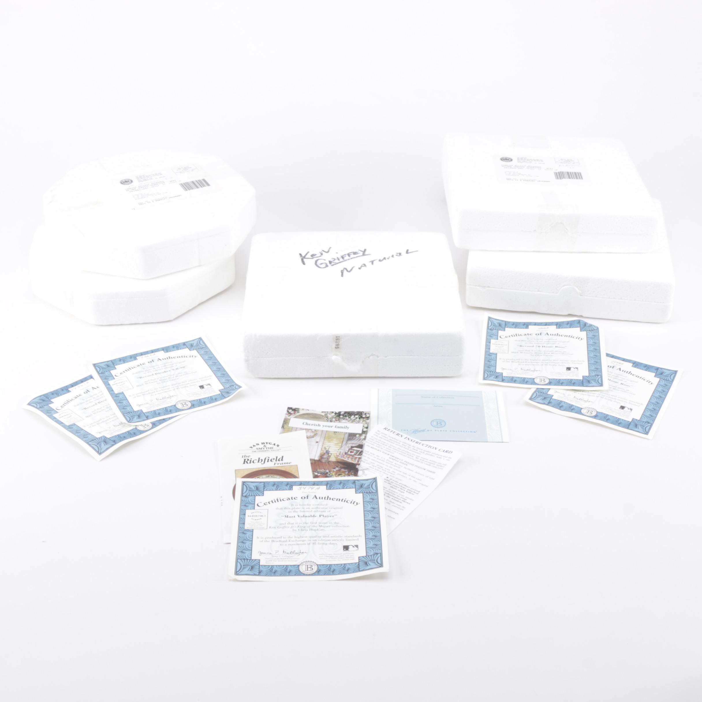 Bradford Exchange Mark McGwire and Ken Griffey Jr. Collector's Plates