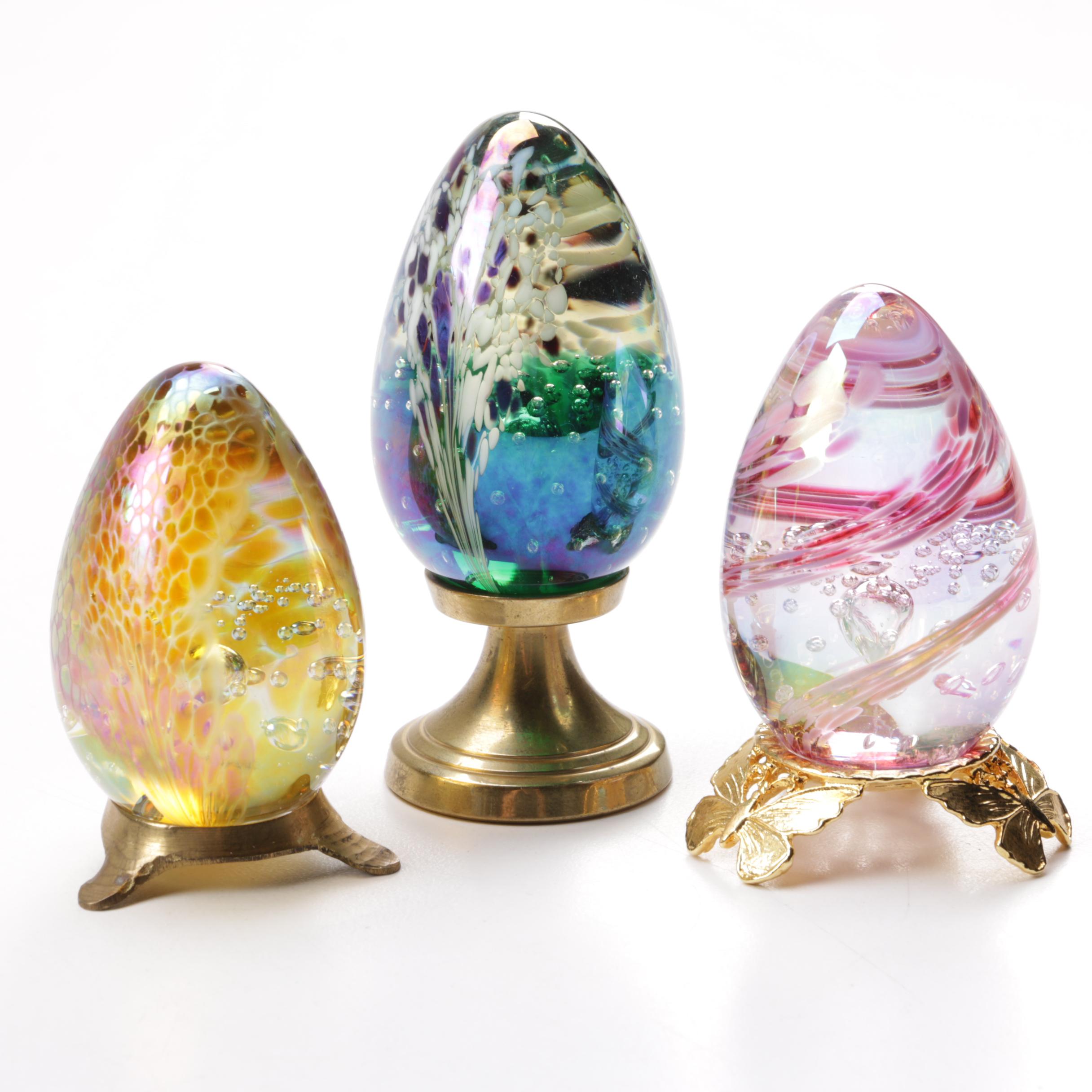 Glass Eye Studio Art Glass Paperweights