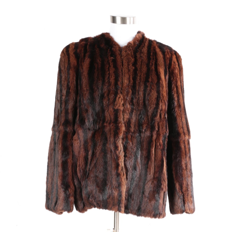 Vintage Kerrybrooke Dyed Marten Fur Coat