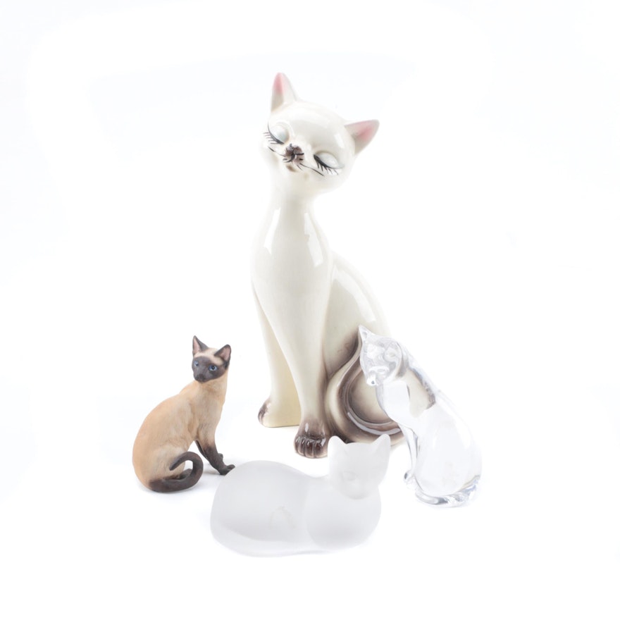 Feline Figurines Including Lenox