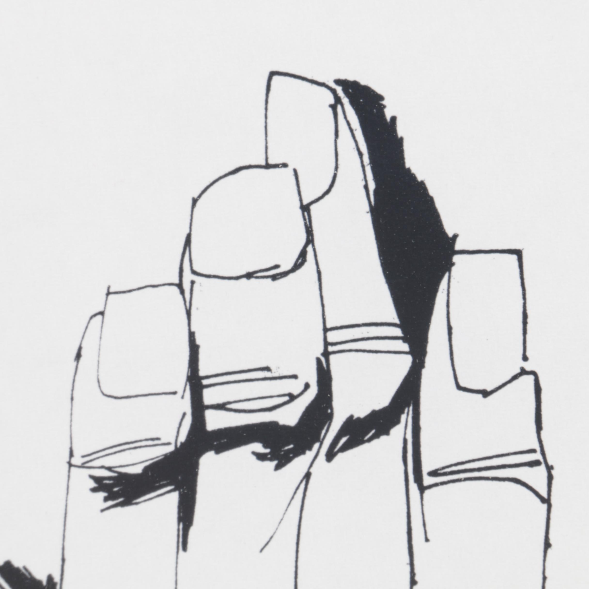 Oswaldo Guayasamín Artist's Proof Lithograph "Face"