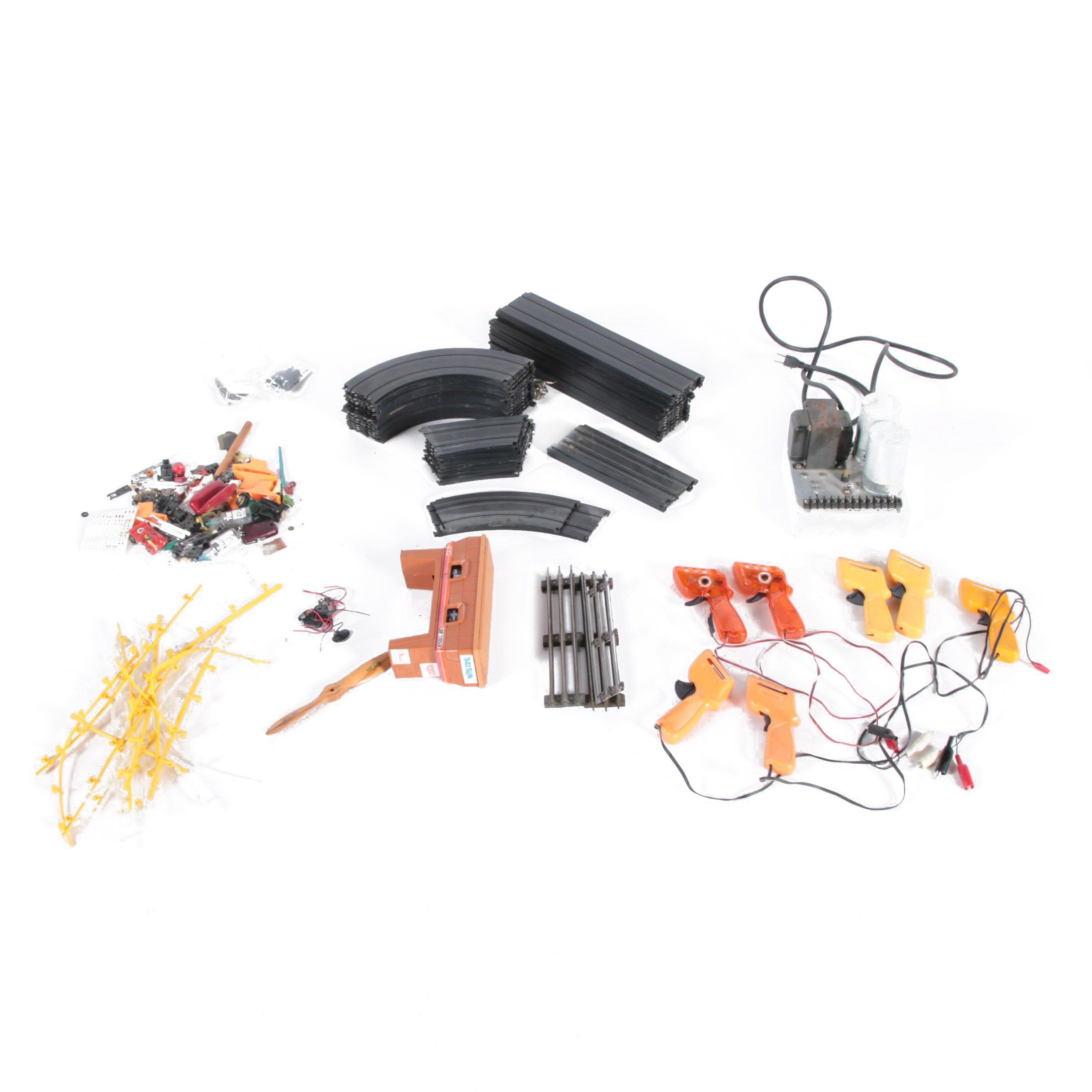 Variety of Slot Car Track and Accessories
