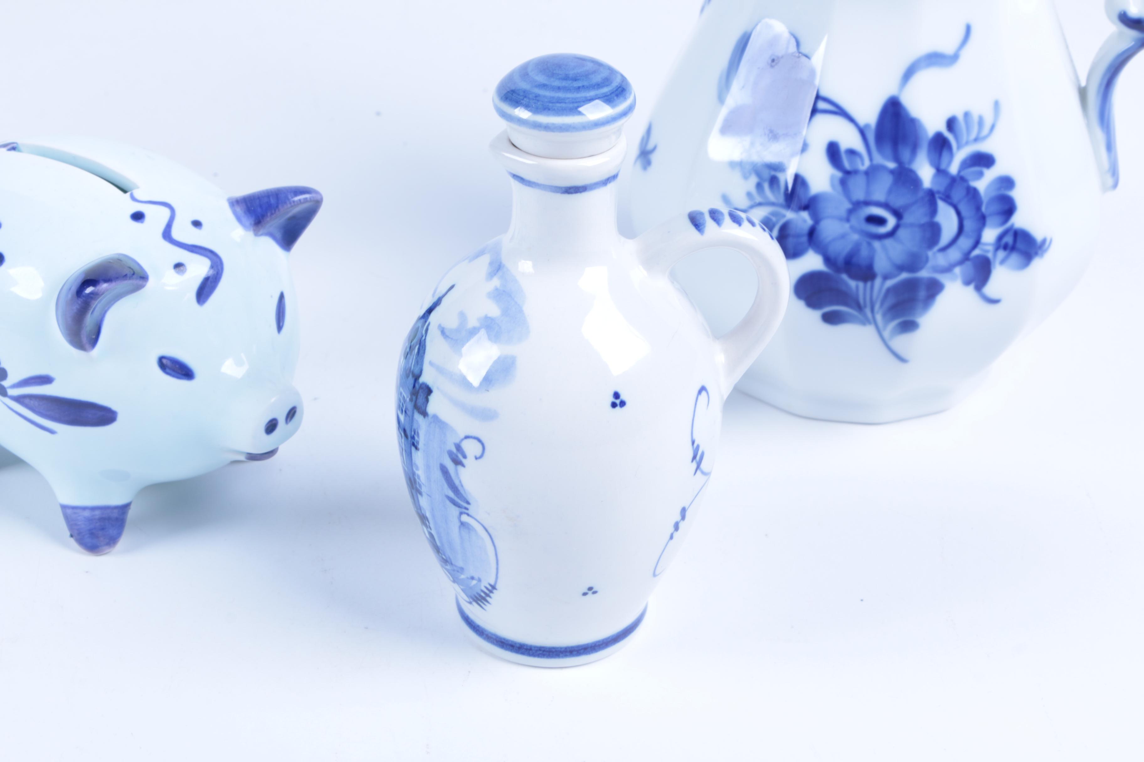 Blue and White Tableware and Decor Featuring Royal Copenhagen