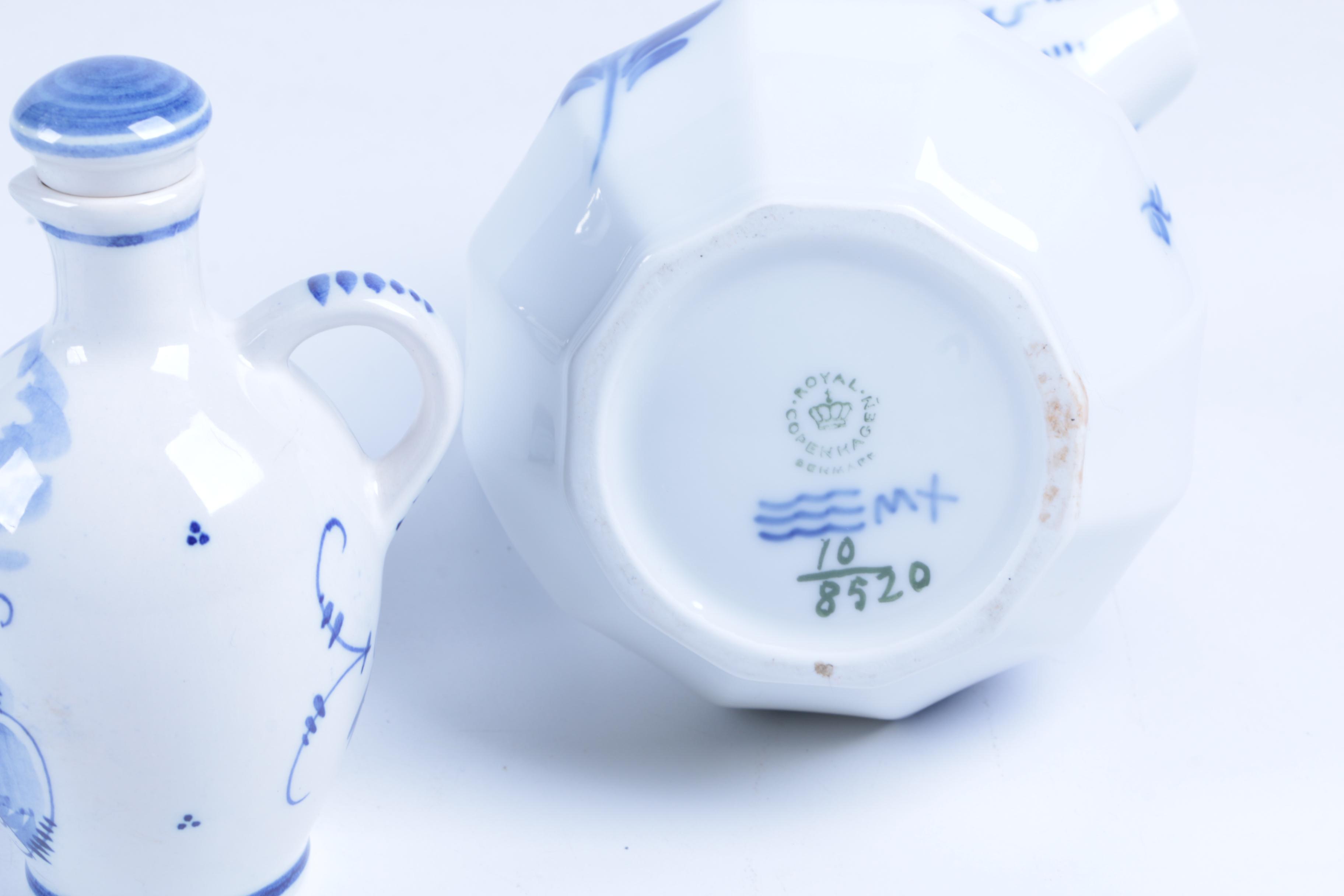 Blue and White Tableware and Decor Featuring Royal Copenhagen