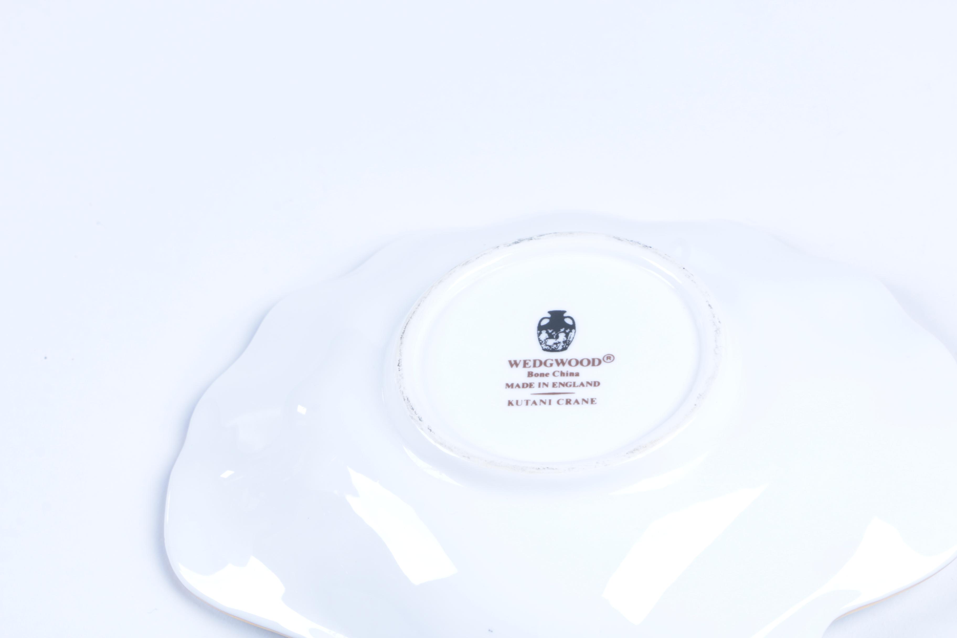 Wedgwood "Kutani Crane" Shell Dish