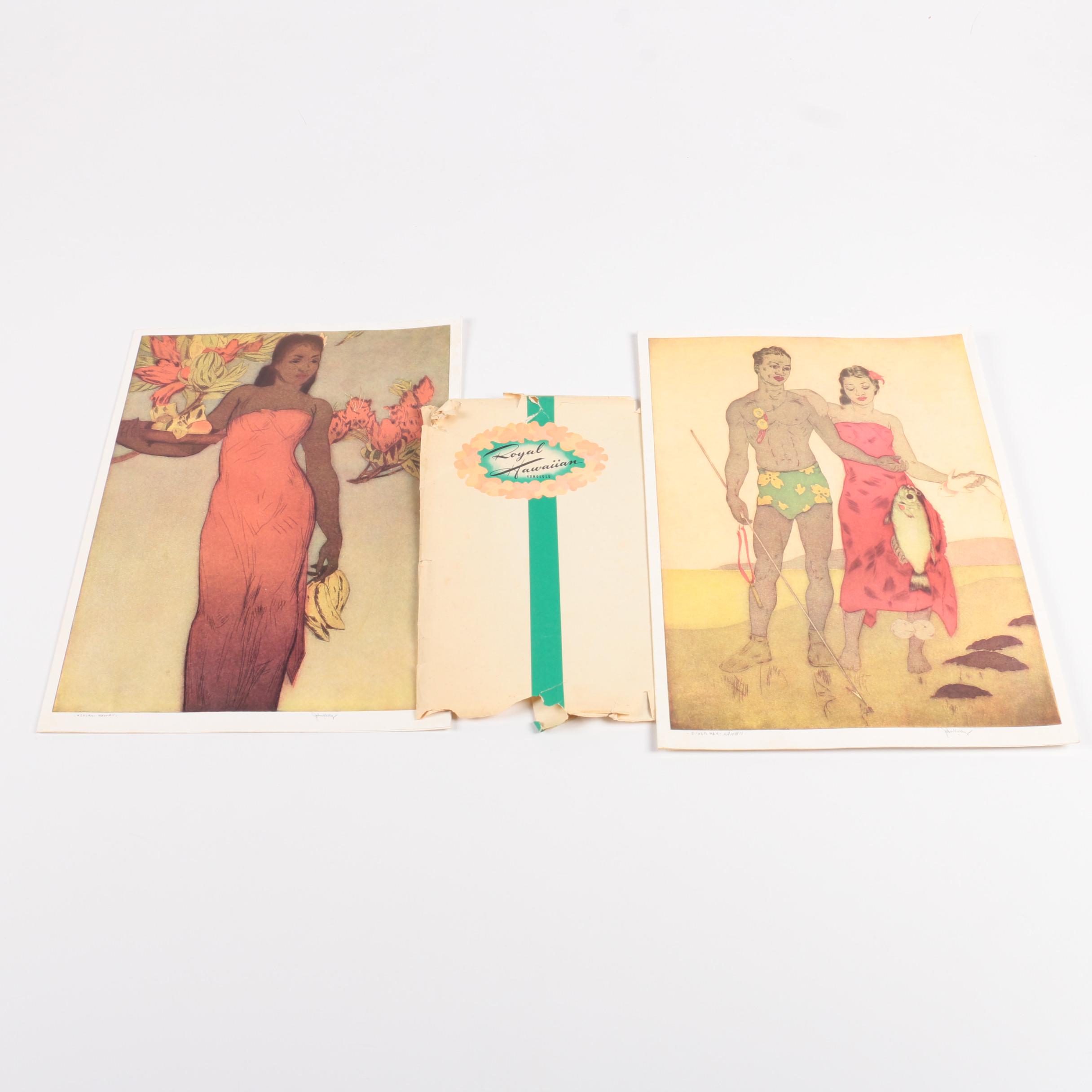 John Melville Kelly Royal Hawaiin Restaurant Menus