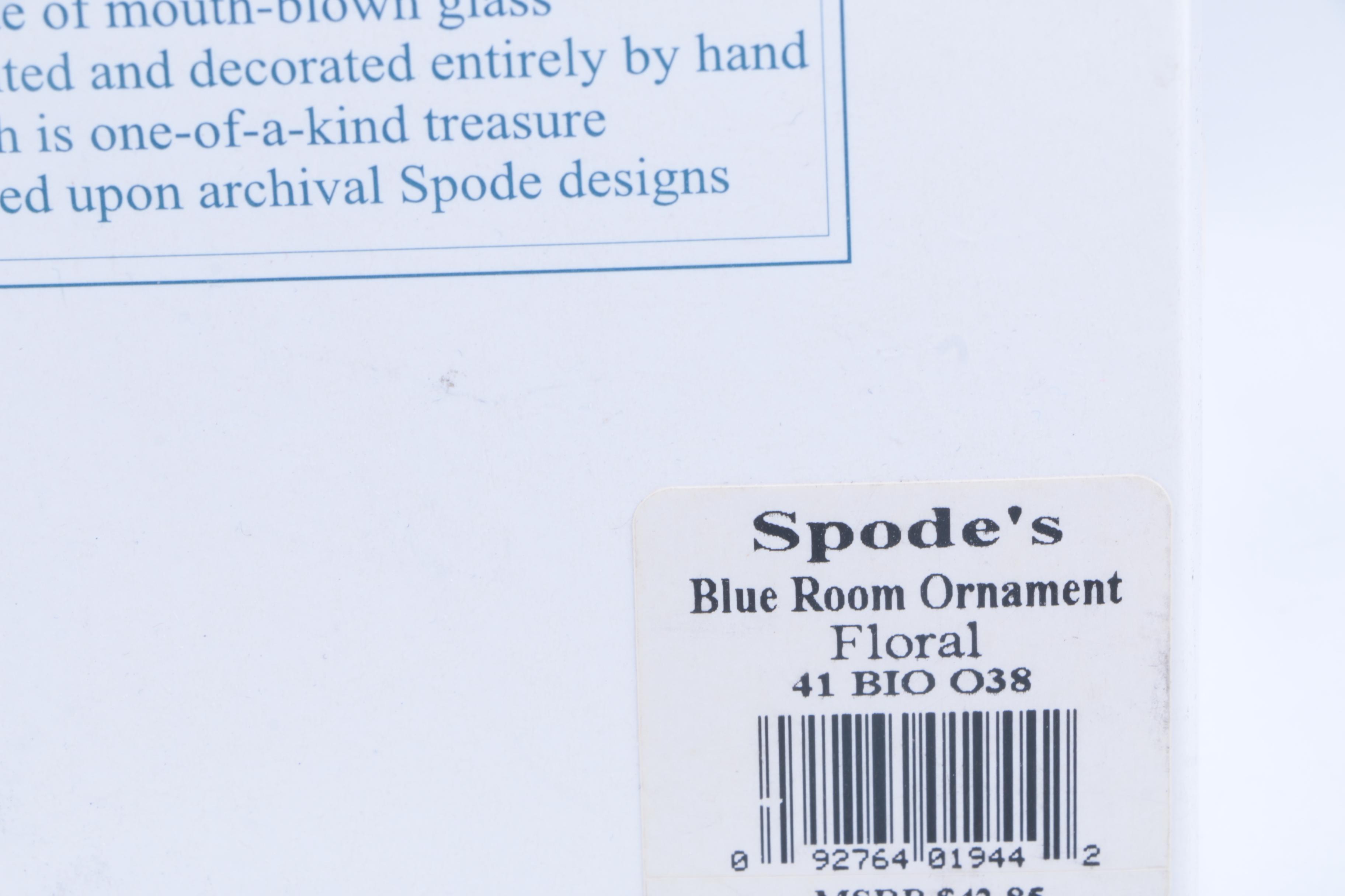 Spode Christmas Ornaments