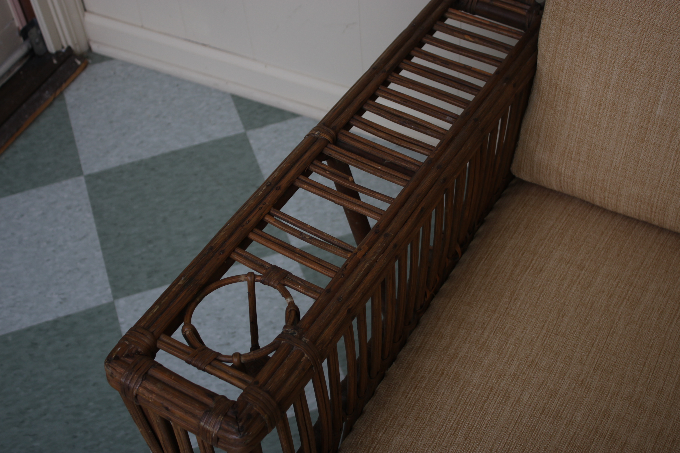 Vintage Rattan Armchair