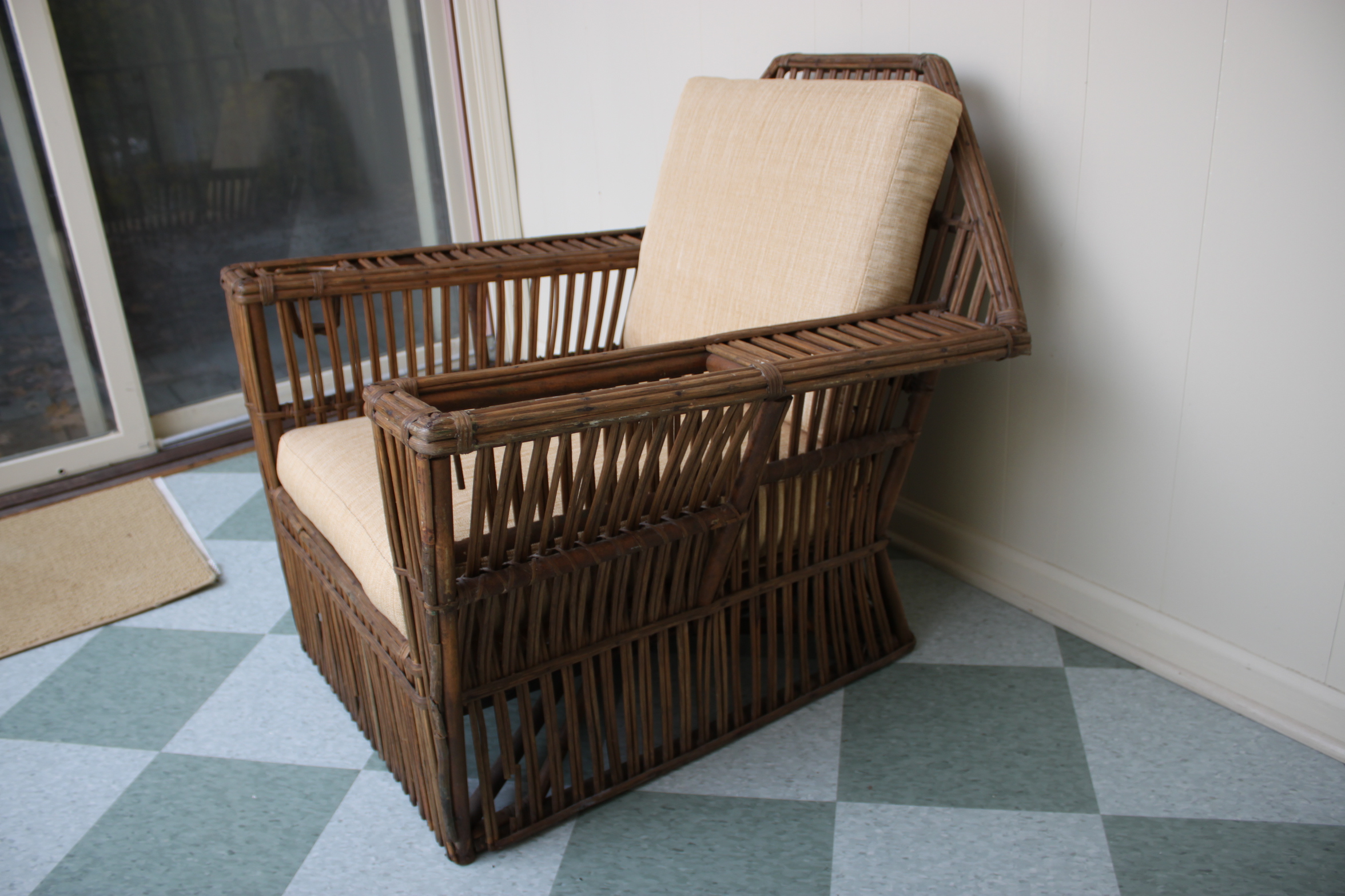 Vintage Rattan Armchair