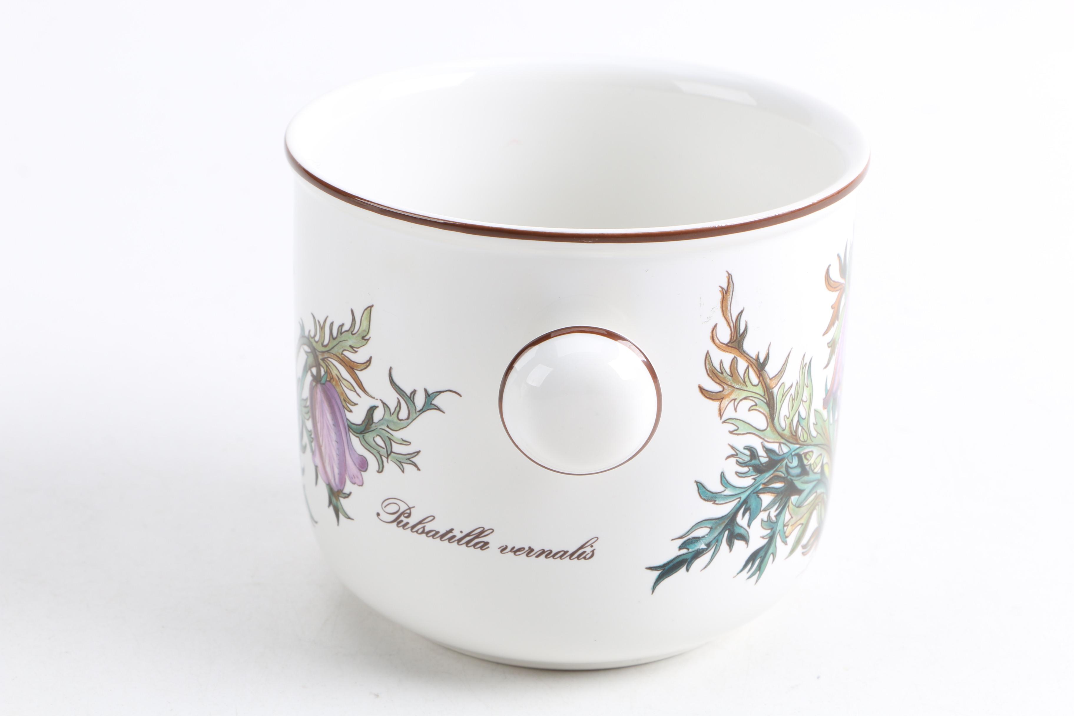 Porcelain Mug and Cachepots featuring Vera Bradley