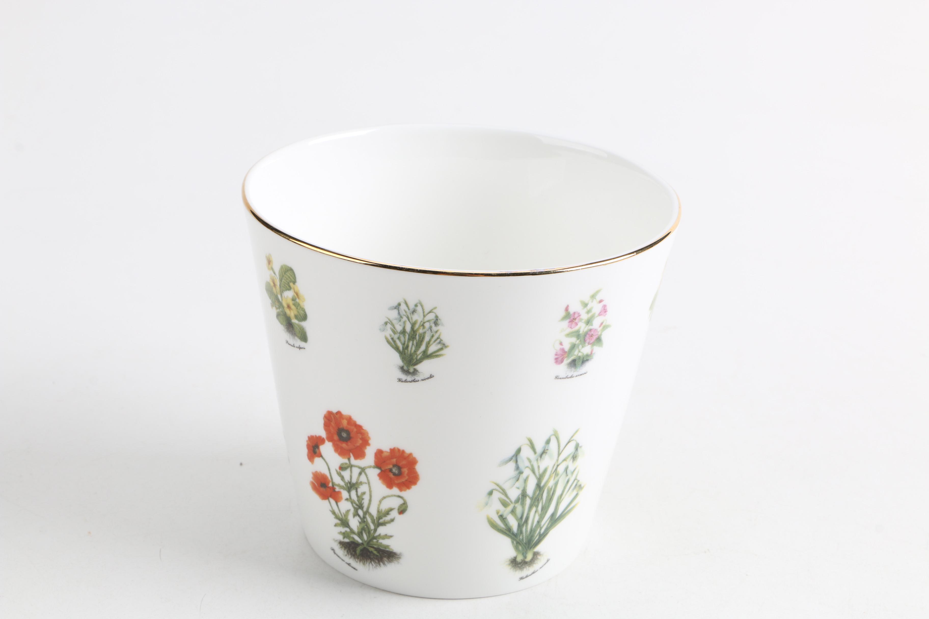 Porcelain Mug and Cachepots featuring Vera Bradley