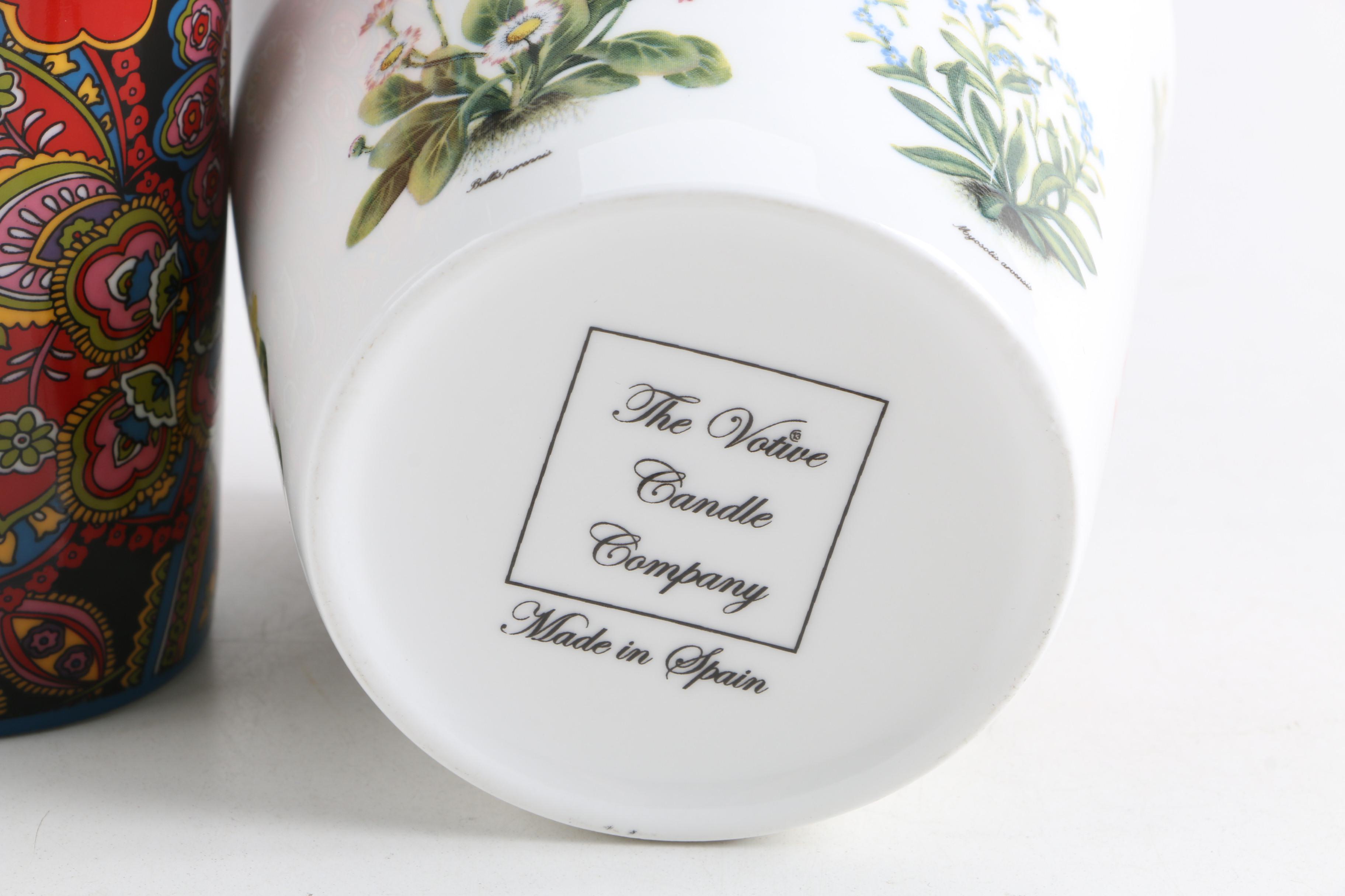 Porcelain Mug and Cachepots featuring Vera Bradley