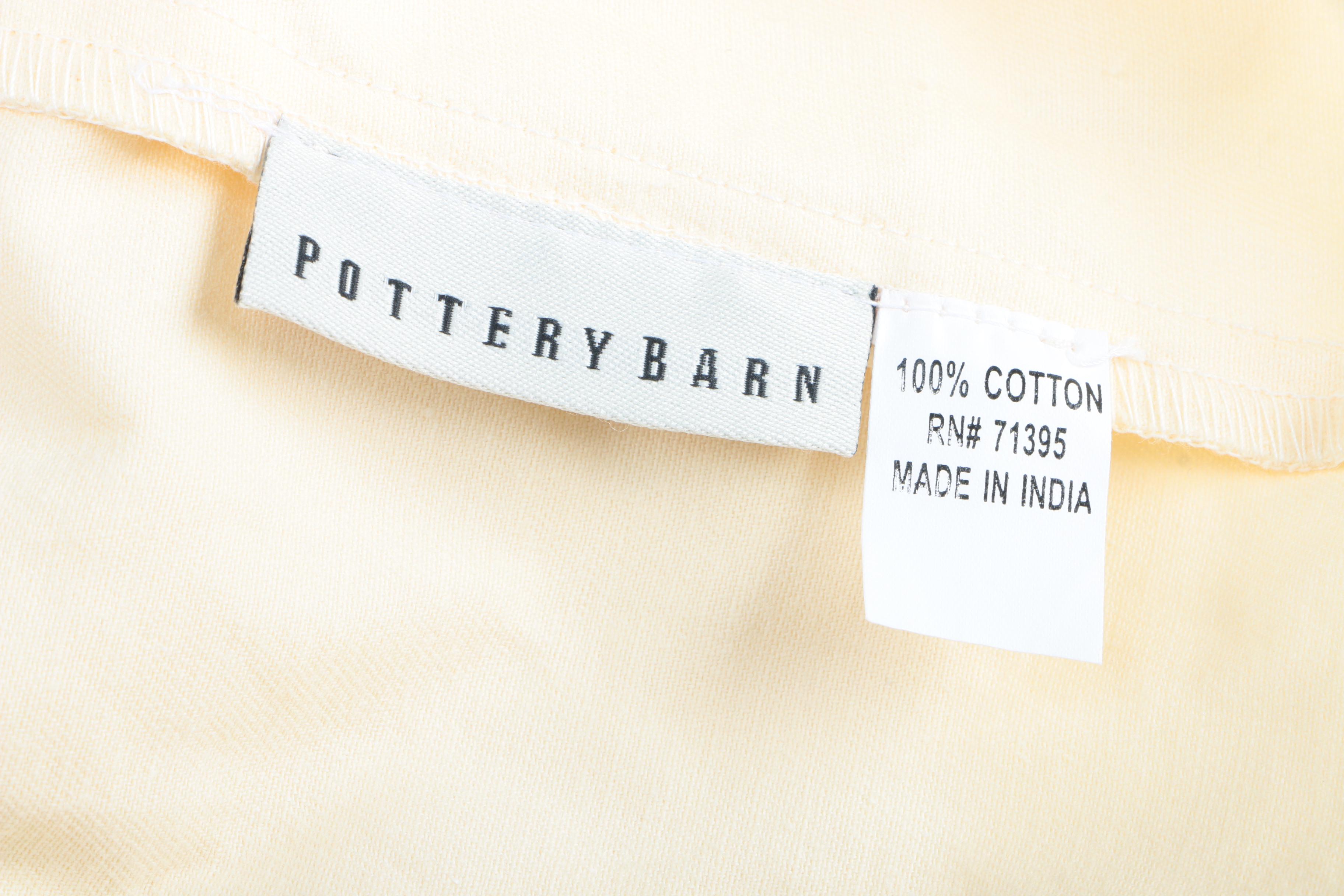 Pottery Barn Linen Chairskirt Covers