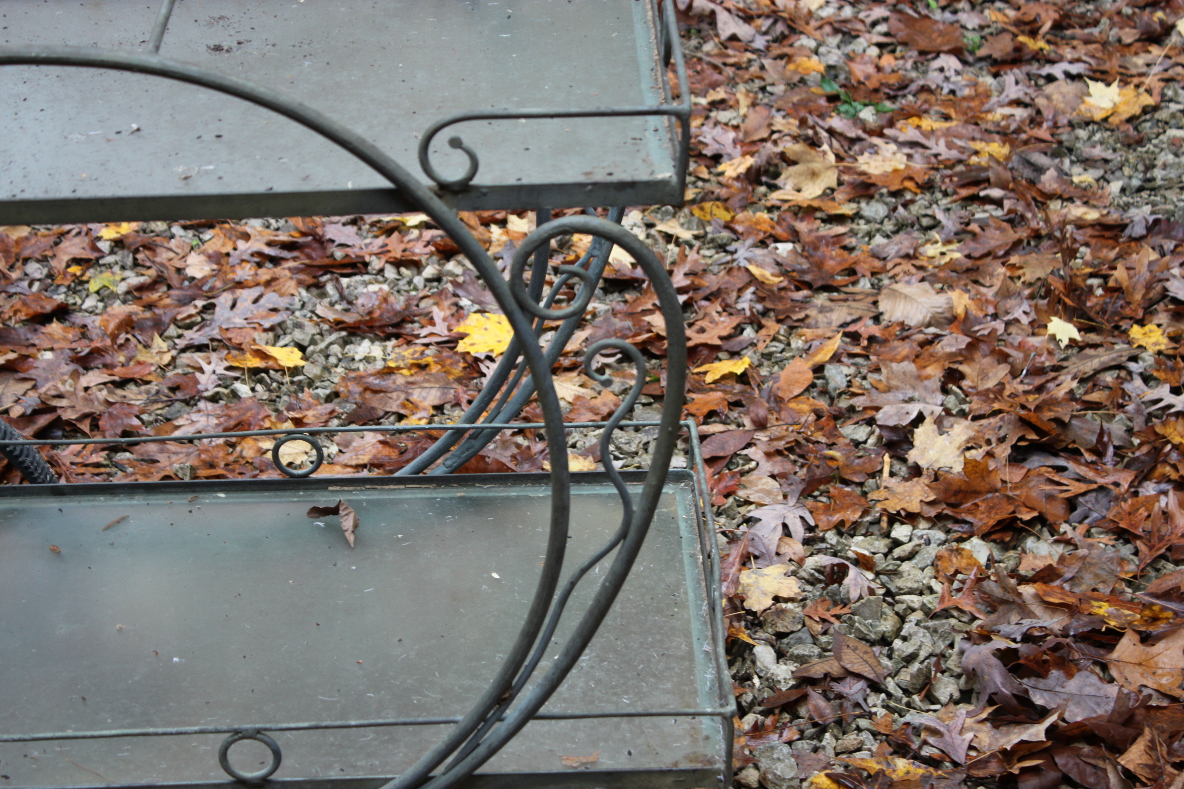 Vintage Salterini Style Metal Patio Bar Cart